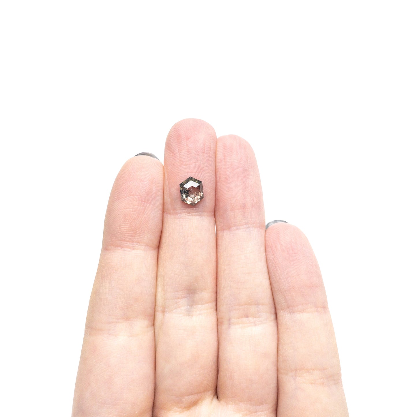 1.09ct 7.88x6.09x2.65mm ヘキサゴンローズカット 27539-08