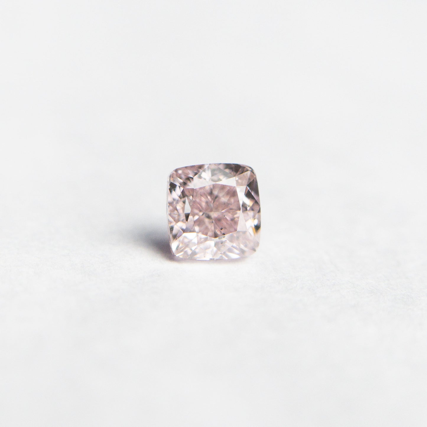 0.30ct 3.44x3.36x2.63mm GIA SI1 ファンシーピンク クッションブリリアント 🇦🇺 24103-01