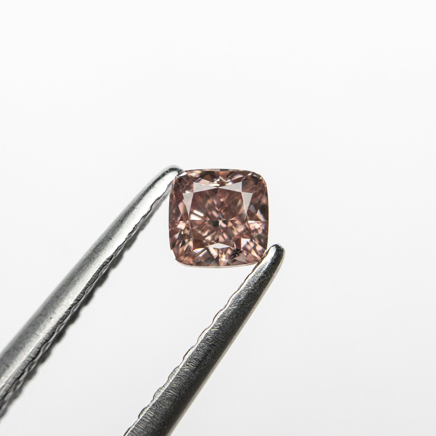 0.31ct 3.57x3.54x2.57mm GIA SI1 ファンシー ディープ ブラウンニッシュ オレンジ ピンク クッション ブリリアント 🇦🇺 24105-01