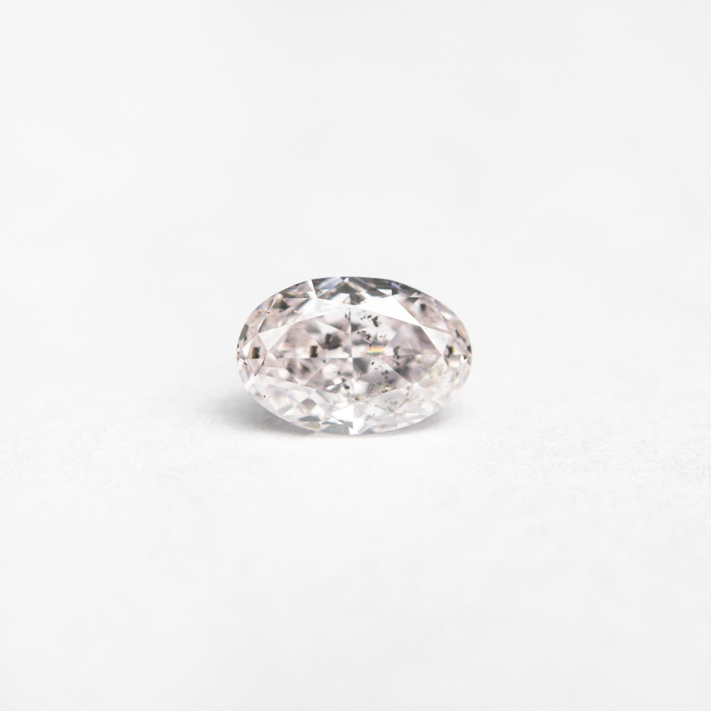 0.40ct 5.38x3.60x2.59mm GIA I1 ファンシー ライト ピンク オーバル ブリリアント 24094-01