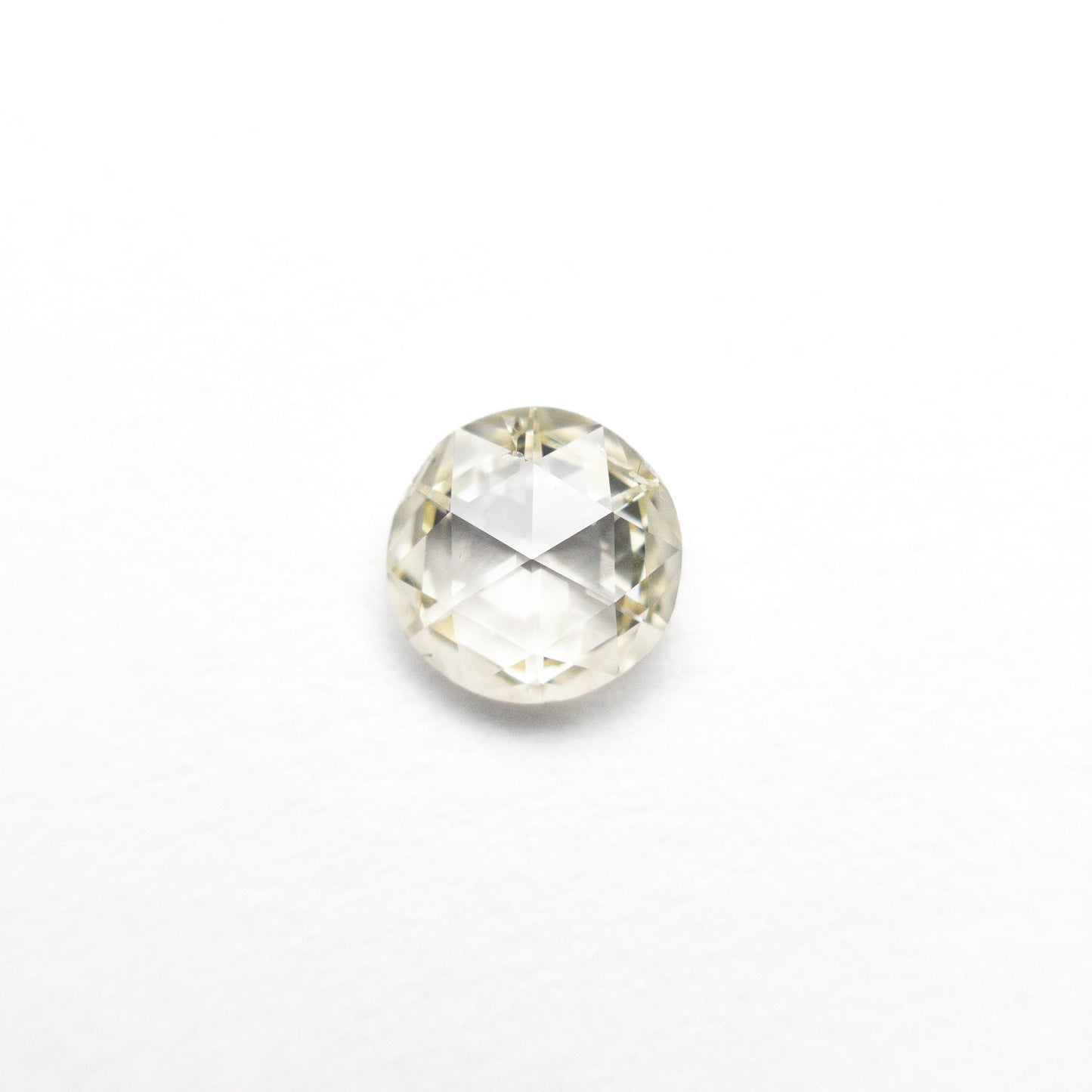 0.50ct 5.38x5.31x2.12mm SI2 QR ラウンド ダブルカット 19017-10