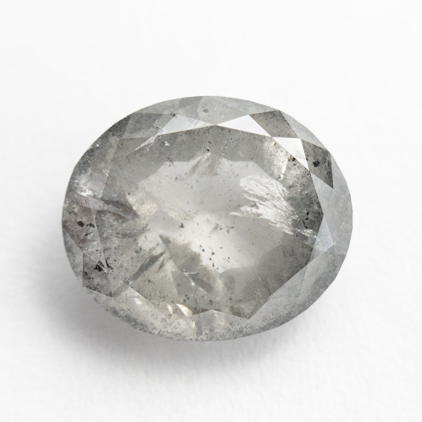 3.47ct 10.59x8.92x4.02mm オーバル ダブルカット 19061-04