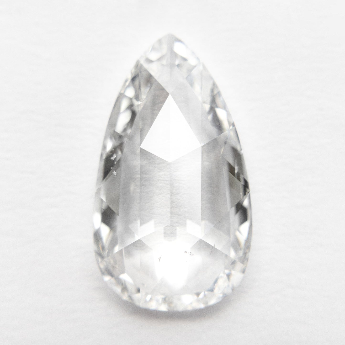 3.33ct 15.13x8.69x3.22mm GIA SI1 E ペアー ローズカット 19157-01