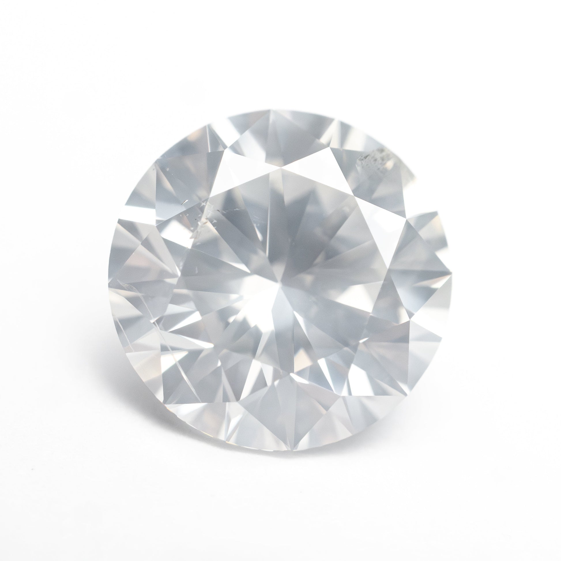 4.00ct 10.13x10.12x6.25mm GIA I2 ファンシー ホワイト ラウンド ブリリアント 19263-01