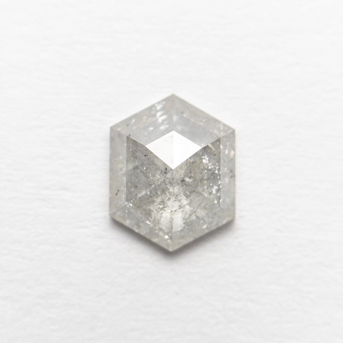 1.05ct 7.56x6.08x2.72mm ヘキサゴン ローズカット 19619-38