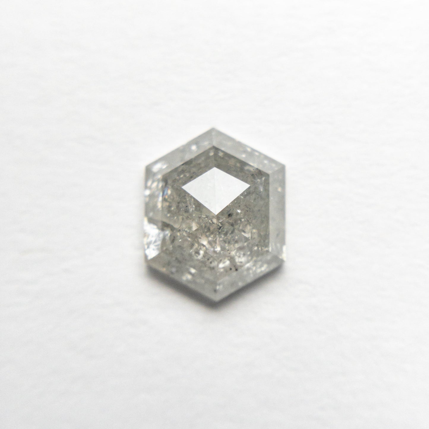 1.11ct 7.52x6.15x2.92mm ヘキサゴン ローズカット 19619-43