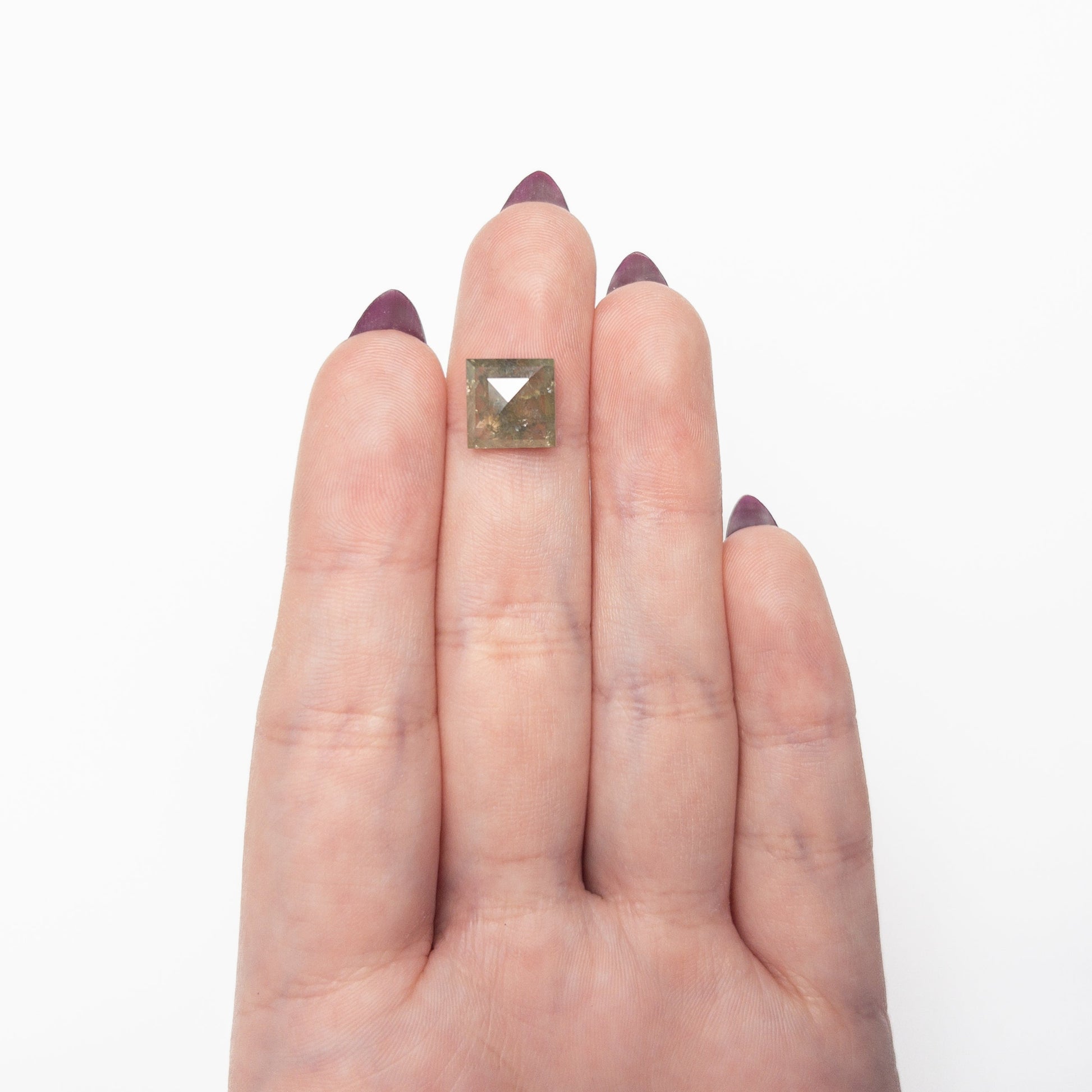 4.38ct 9.52x9.43x4.10mm Square Rosecut 19622-06