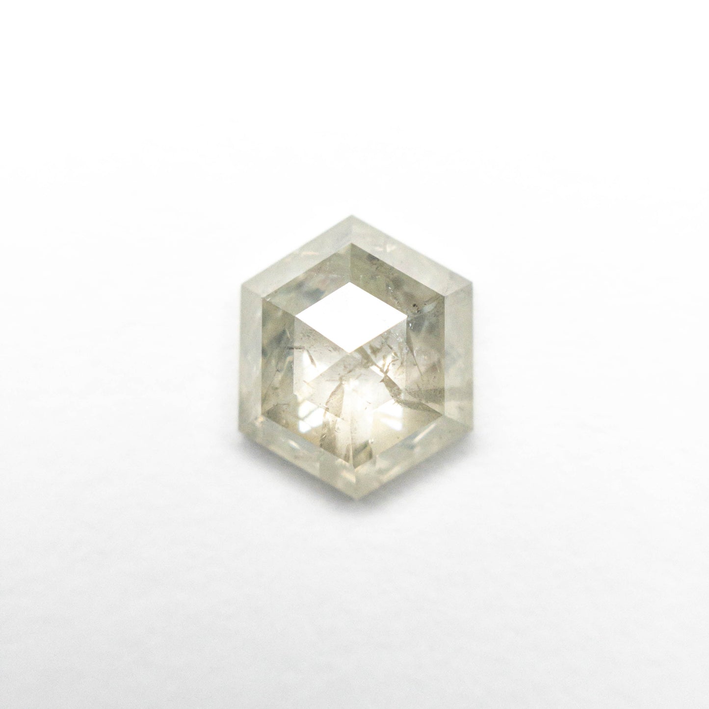 1.36ct 7.76x6.39x3.21mm ヘキサゴン ローズカット 20018-04