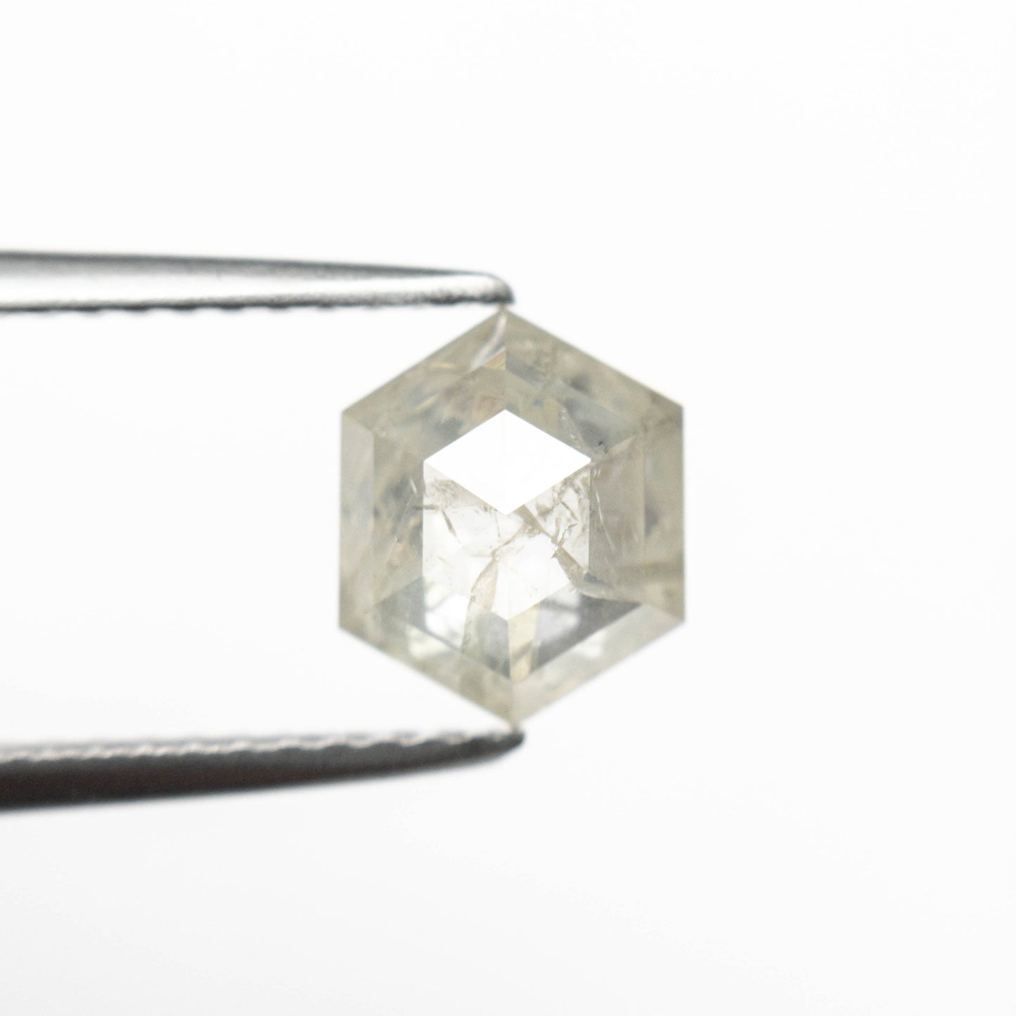 1.36ct 7.76x6.39x3.21mm ヘキサゴン ローズカット 20018-04