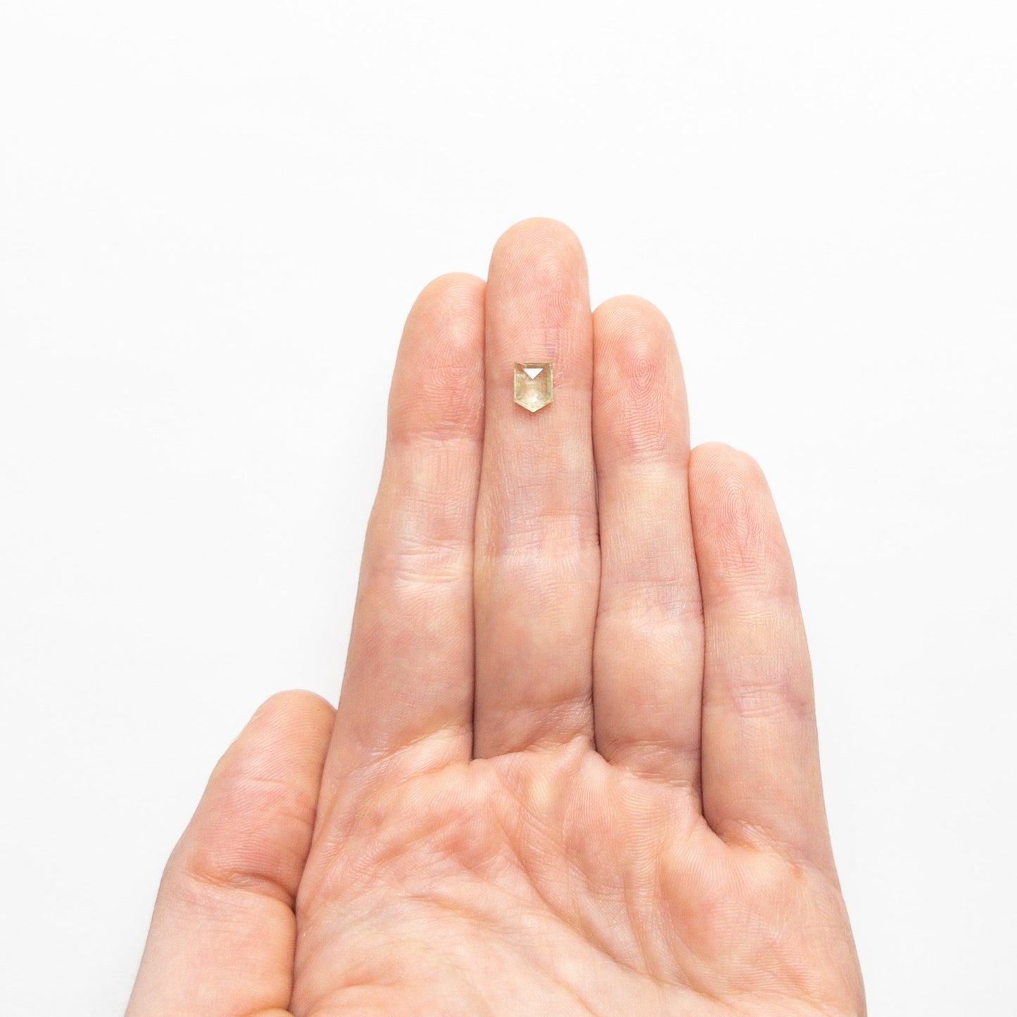 1.00ct 6.48x4.85x2.63mm シールドダブルカットサファイア 22434-86