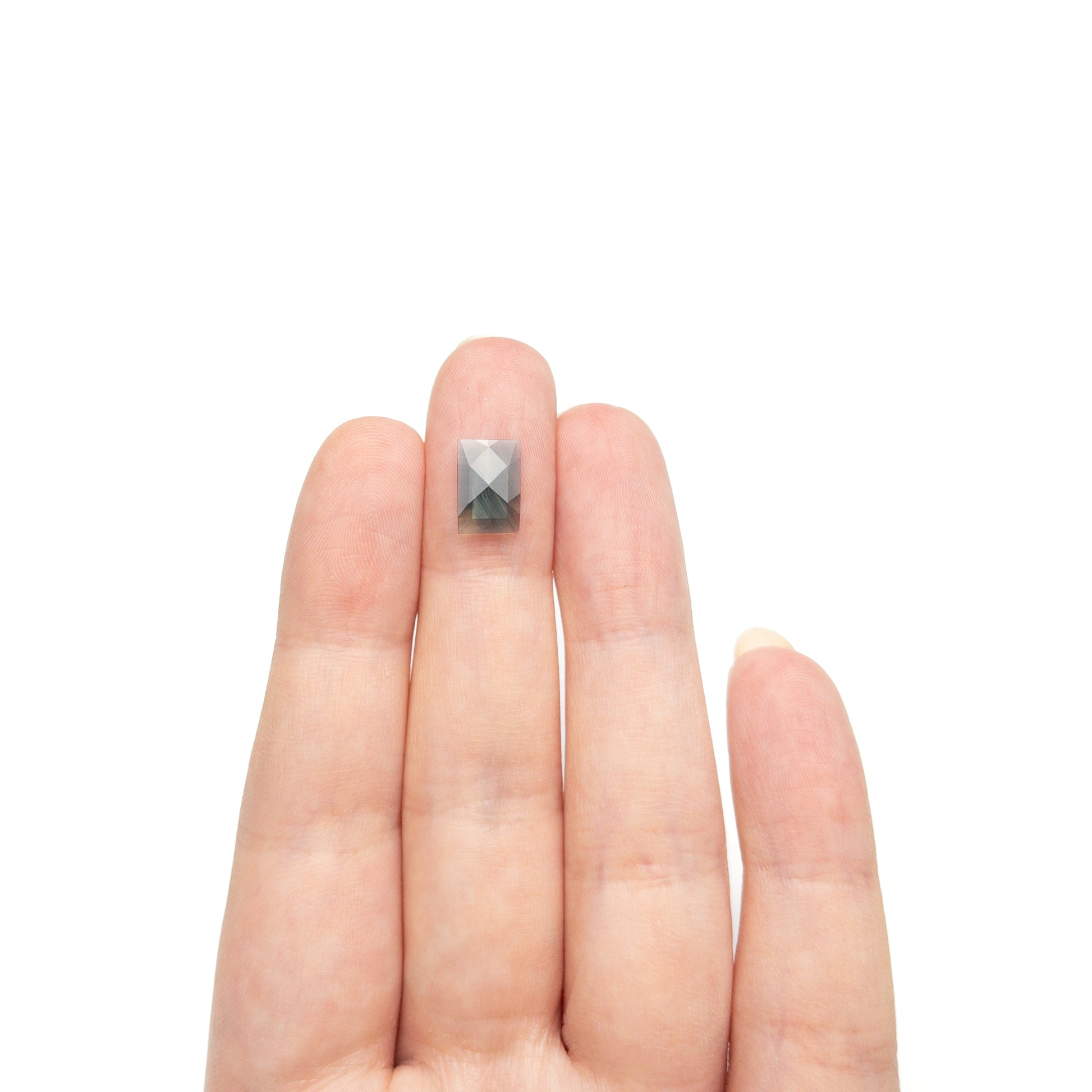 1.27ct 10.17x6.79x1.39mm レクタングル ローズカット サファイア 22436-11