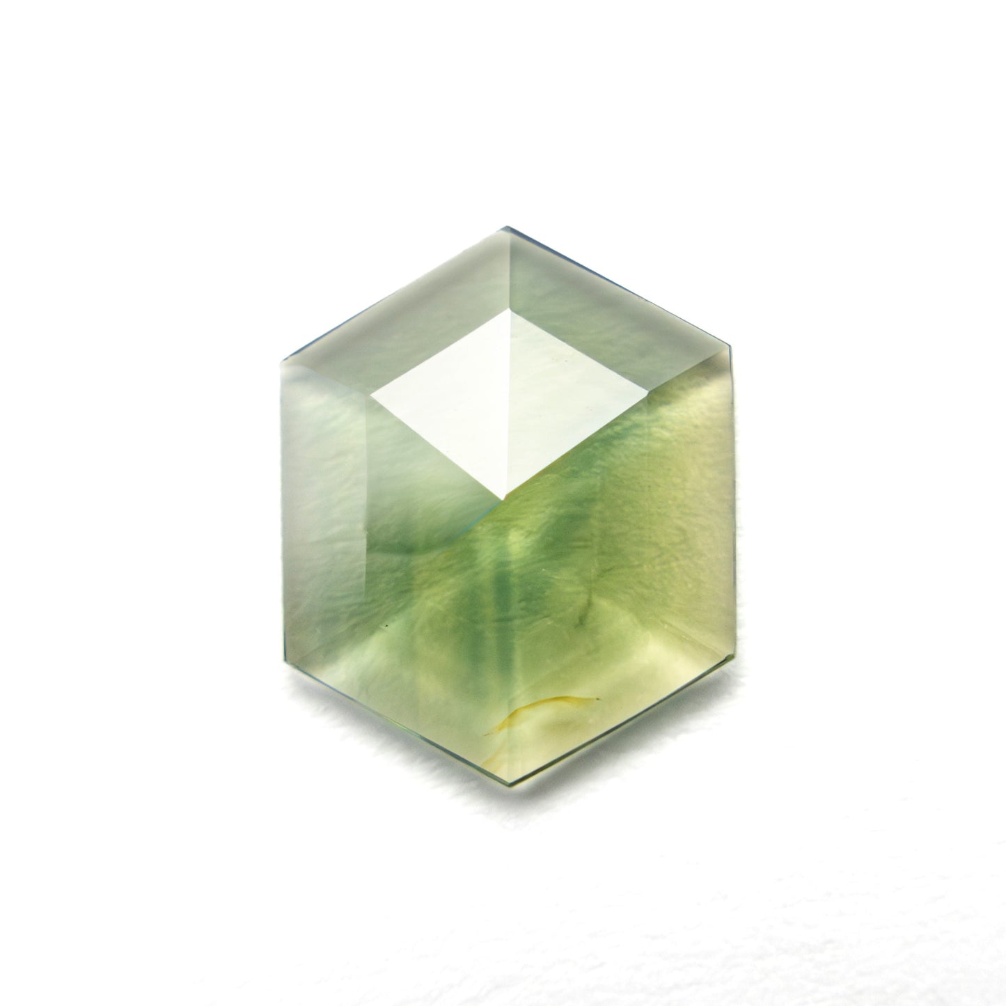 1.04ct 9.41x7.65x1.55mm Hexagon Rosecut Sapphire 22436-12