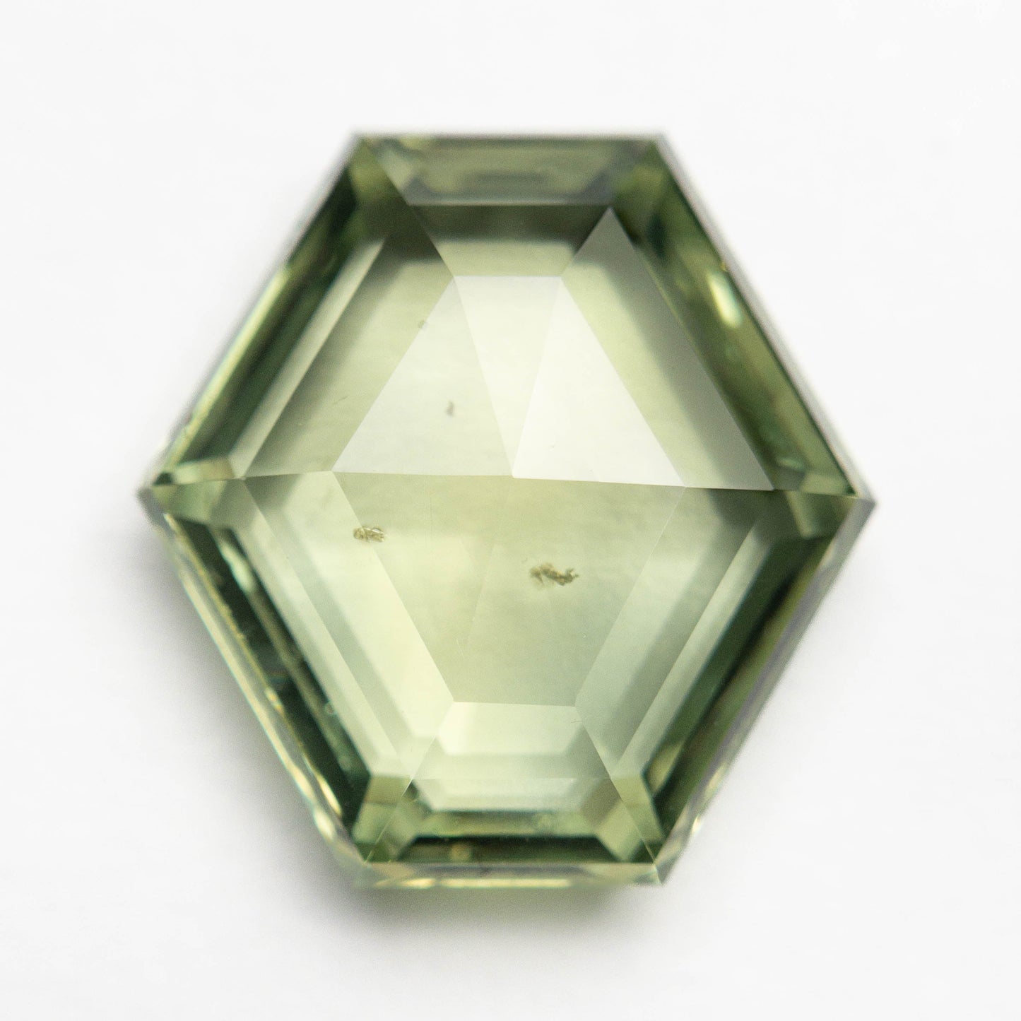 6.70ct 12.38x12.11x4.67mm ヘキサゴン ローズカット サファイア 22693-02