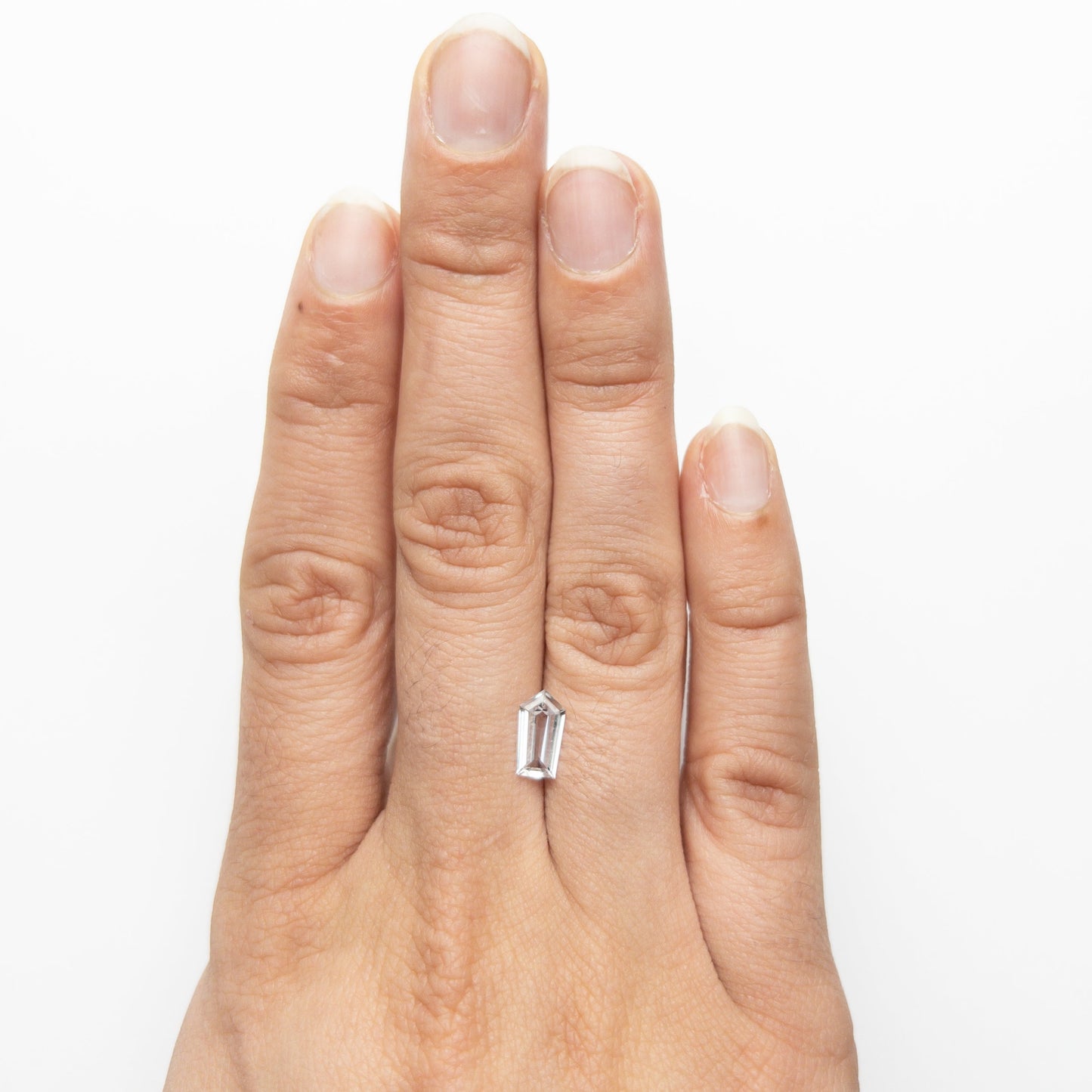 0.91ct 8.87x4.84x2.38mm ペンタゴン ステップカット サファイア 22835-01