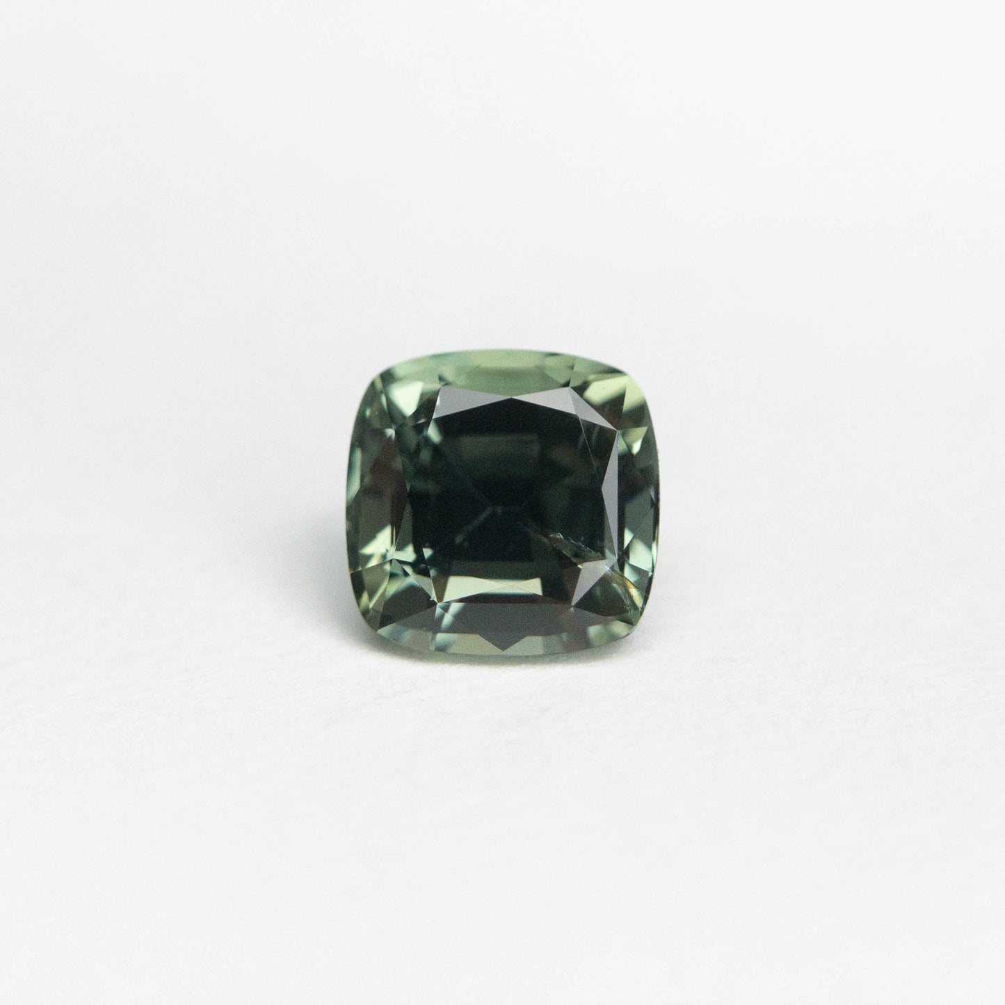 0.86ct 5.15x5.12x3.60mm クッション ブリリアント サファイア 23045-01