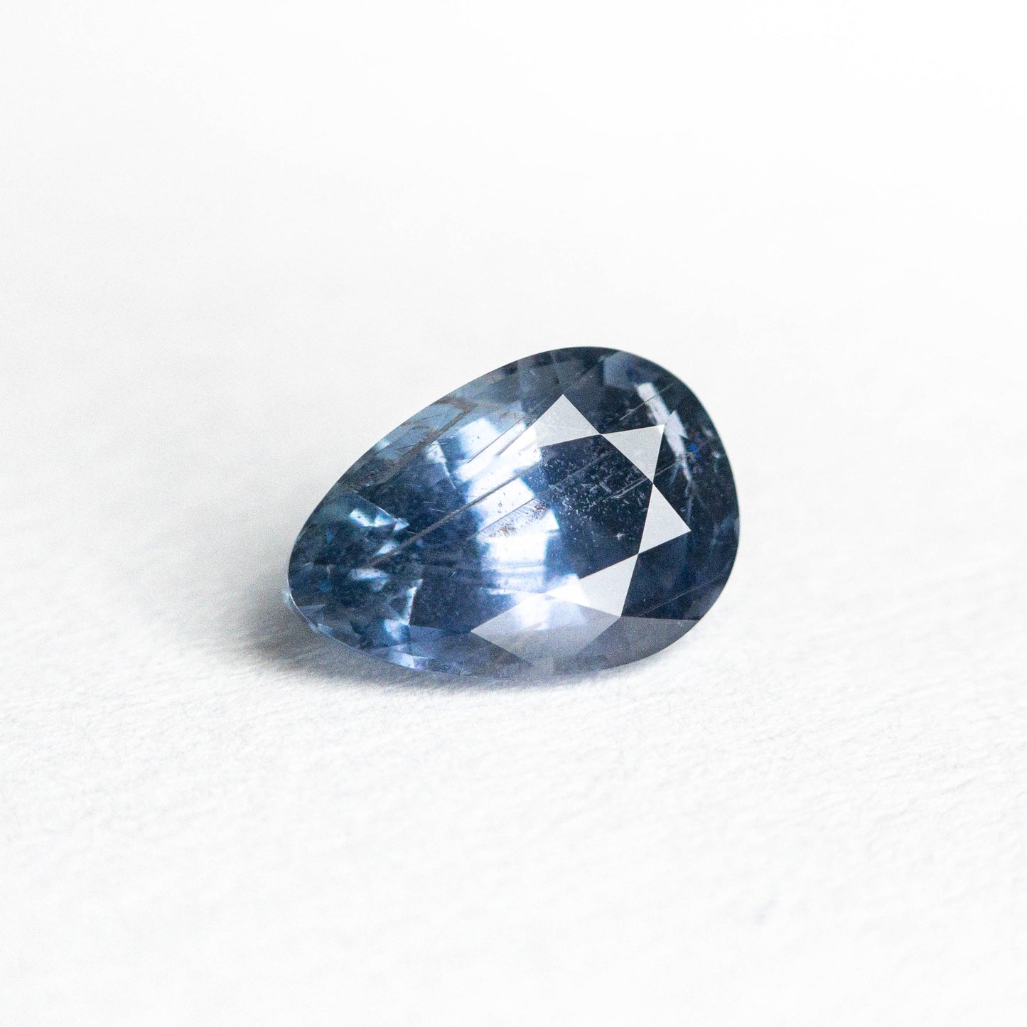 1.18ct 7.42x5.13x3.90mm ペア ブリリアント サファイア 23056-01