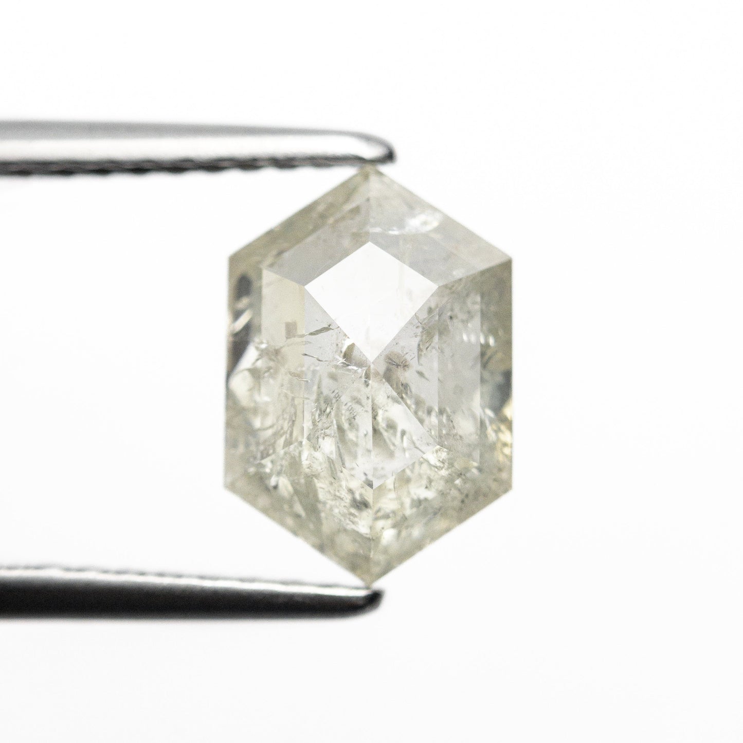 2.13ct 9.64x6.58x4.02mm ヘキサゴン ステップカット 23177-08