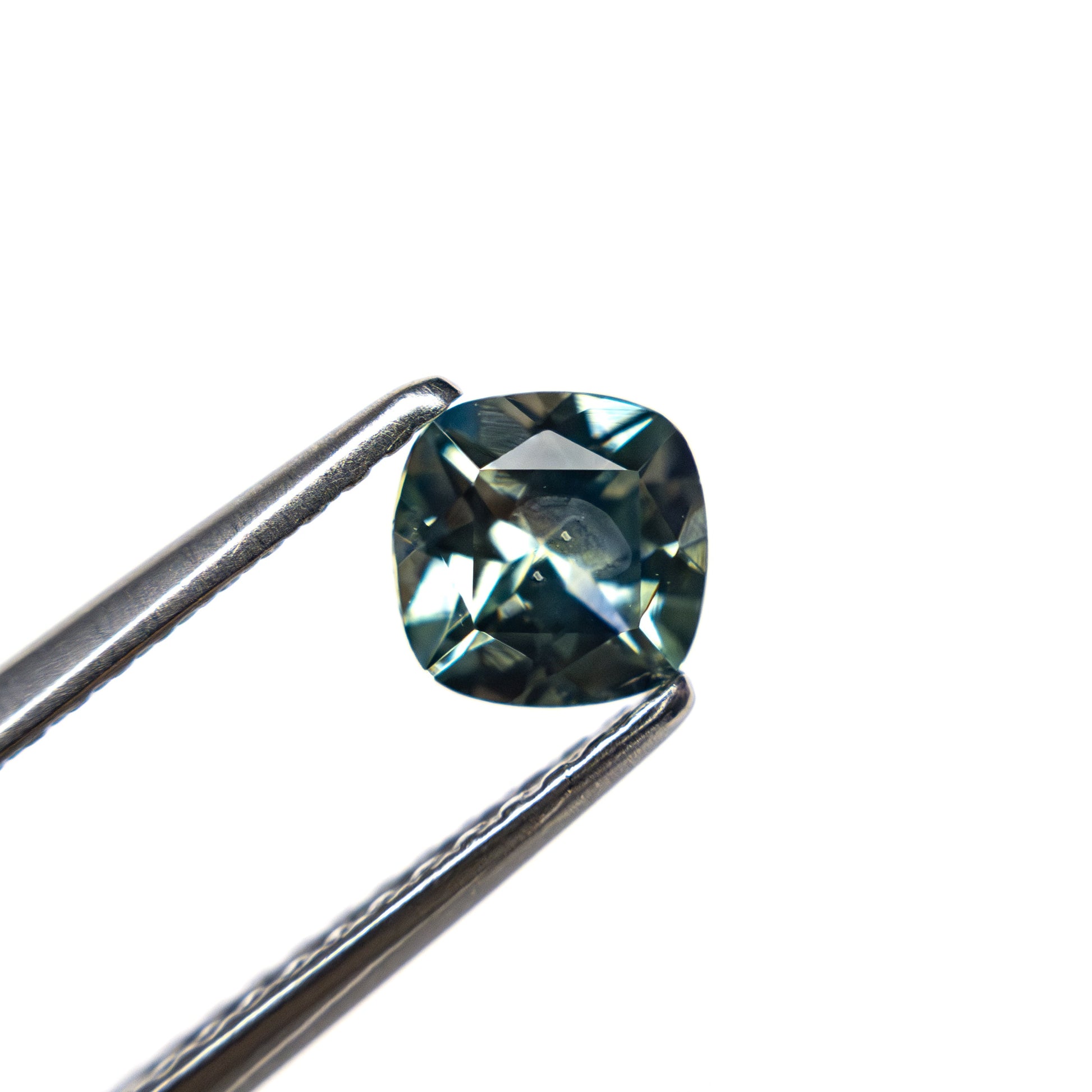0.78ct 5.11x5.09x3.40mm クッションブリリアントサファイア 23466-08