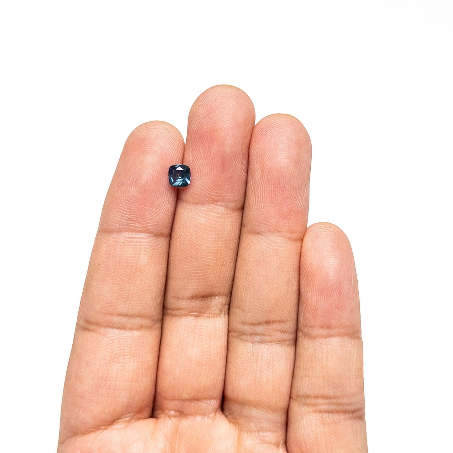 0.63ct 5.08x5.07x2.76mm クッションブリリアントサファイア 23466-23