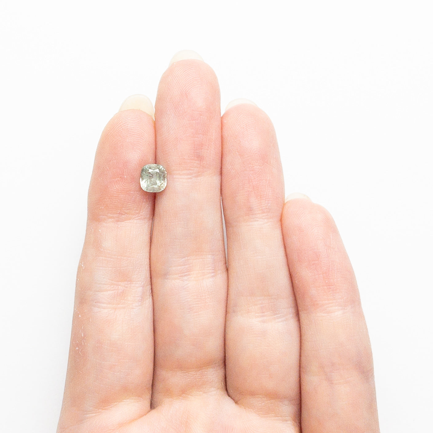 1.27カラット 5.85x5.50x4.34mm クッションブリリアントサファイア 23674-11