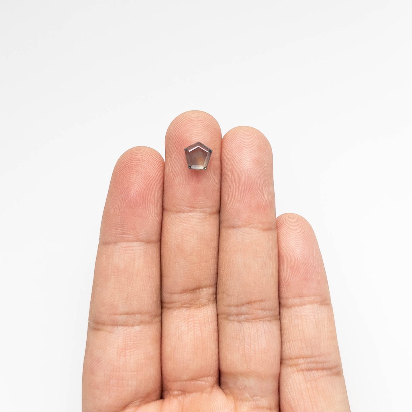 1.67ct 7.26x7.32x2.75mm ペンタゴン ポートレート カット サファイア 23684-03