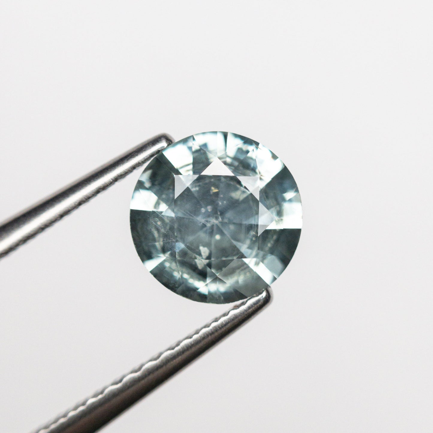 1.24ct 6.62x6.59x4.24mm ラウンド ブリリアント サファイア 23686-11