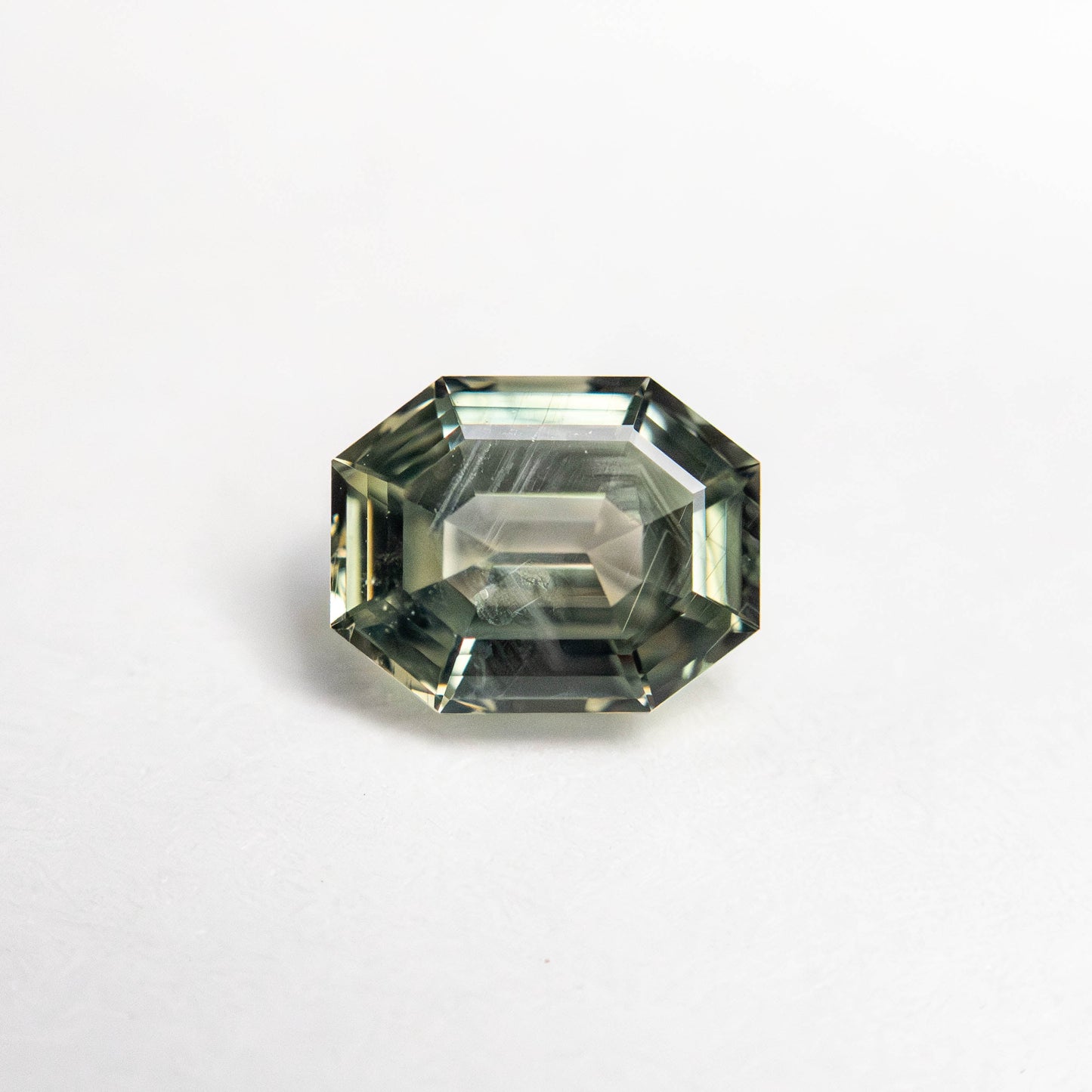 1.00ct 6.33x4.98x3.20mm カットコーナー レクタングル ステップカット サファイア 23700-10