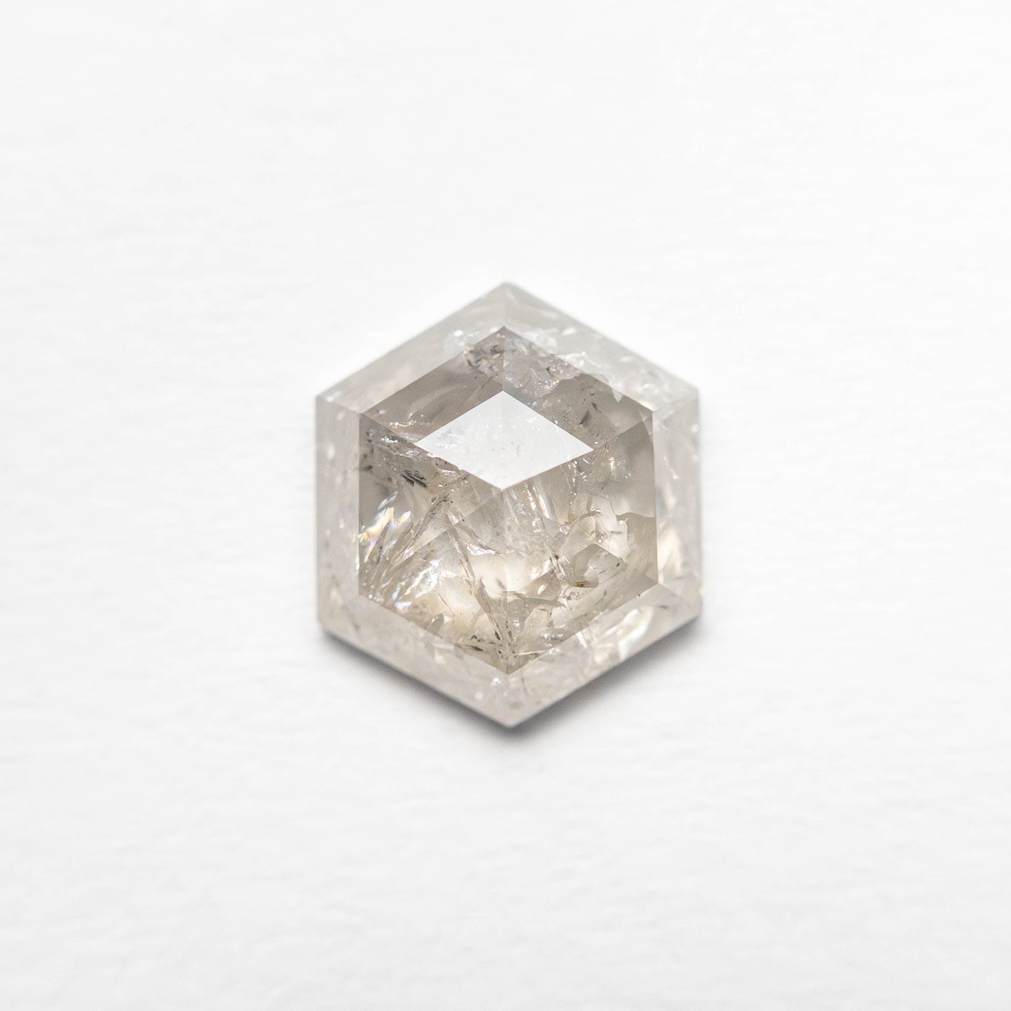 1.16ct 7.36x6.39x3.12mm ヘキサゴン ローズカット 23841-23