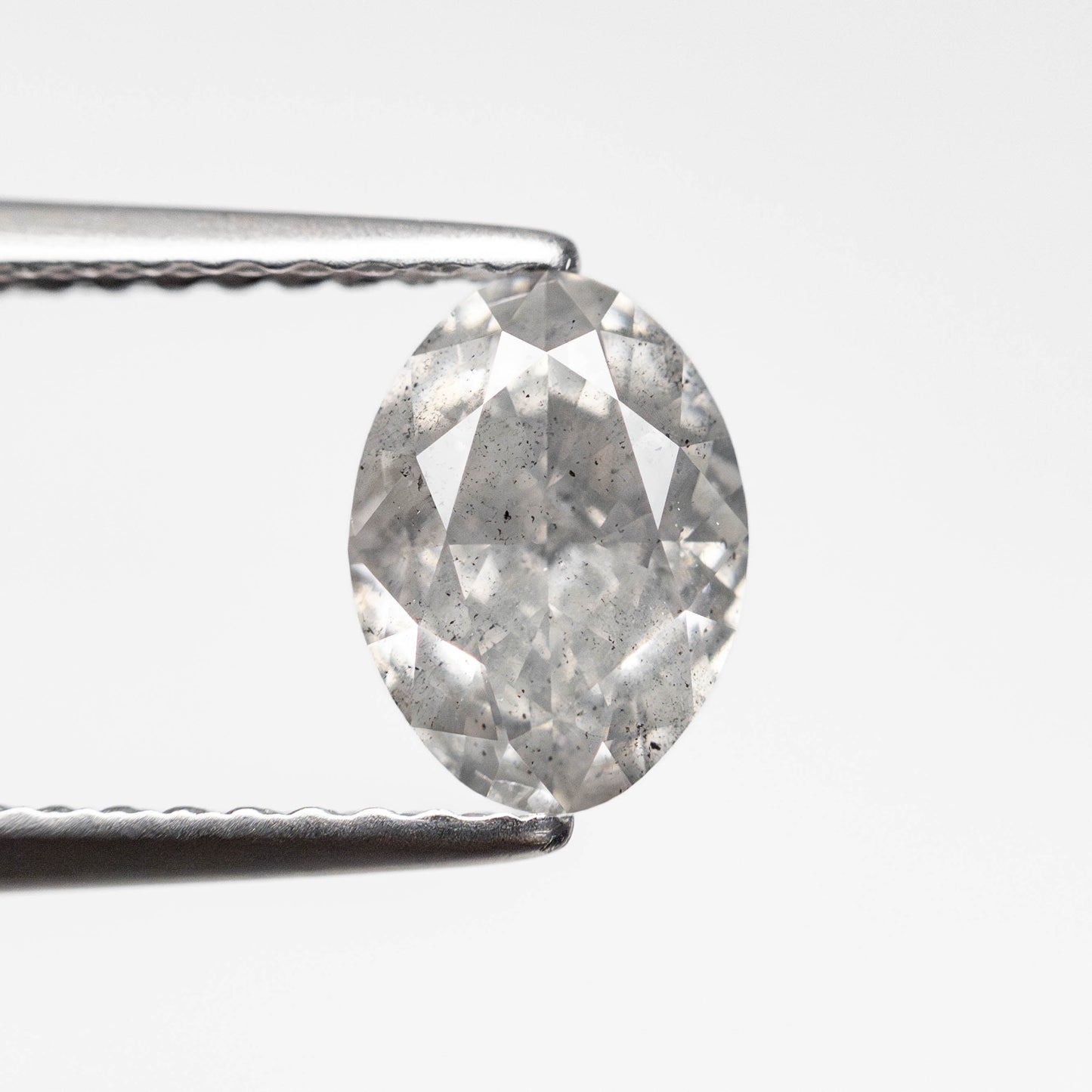 1.18ct 7.41x5.41x3.74mm GIA I2 フェイント グレー オーバル ブリリアント 23894-01