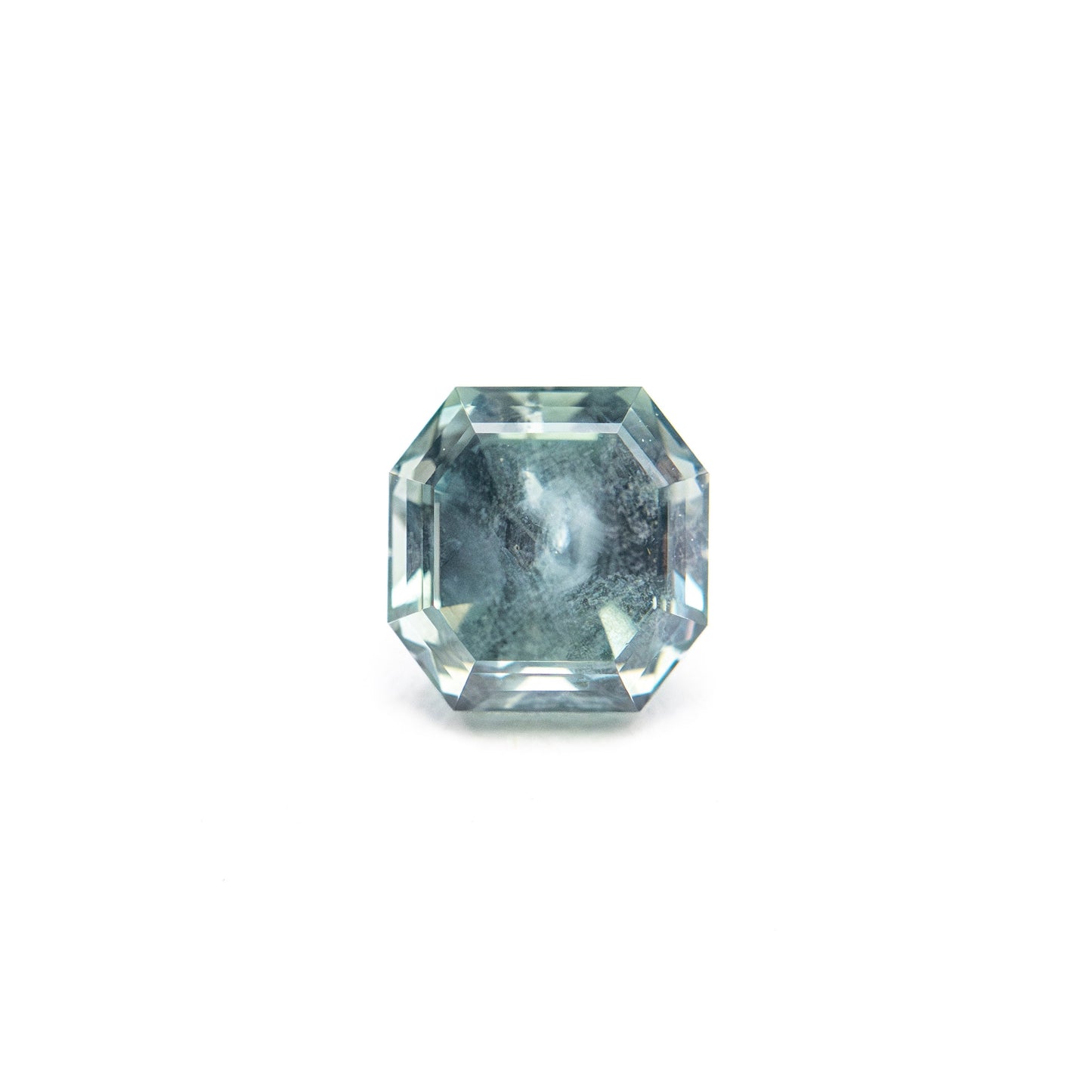 0.88ct 5.01x4.94x3.87mm カットコーナースクエアステップカットサファイア 23903-11