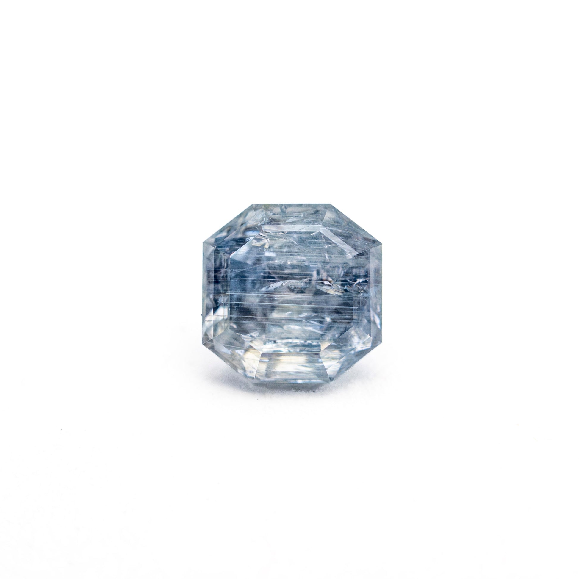 0.91ct 5.09x5.08x3.92mm カットコーナースクエアステップカットサファイア 23903-13