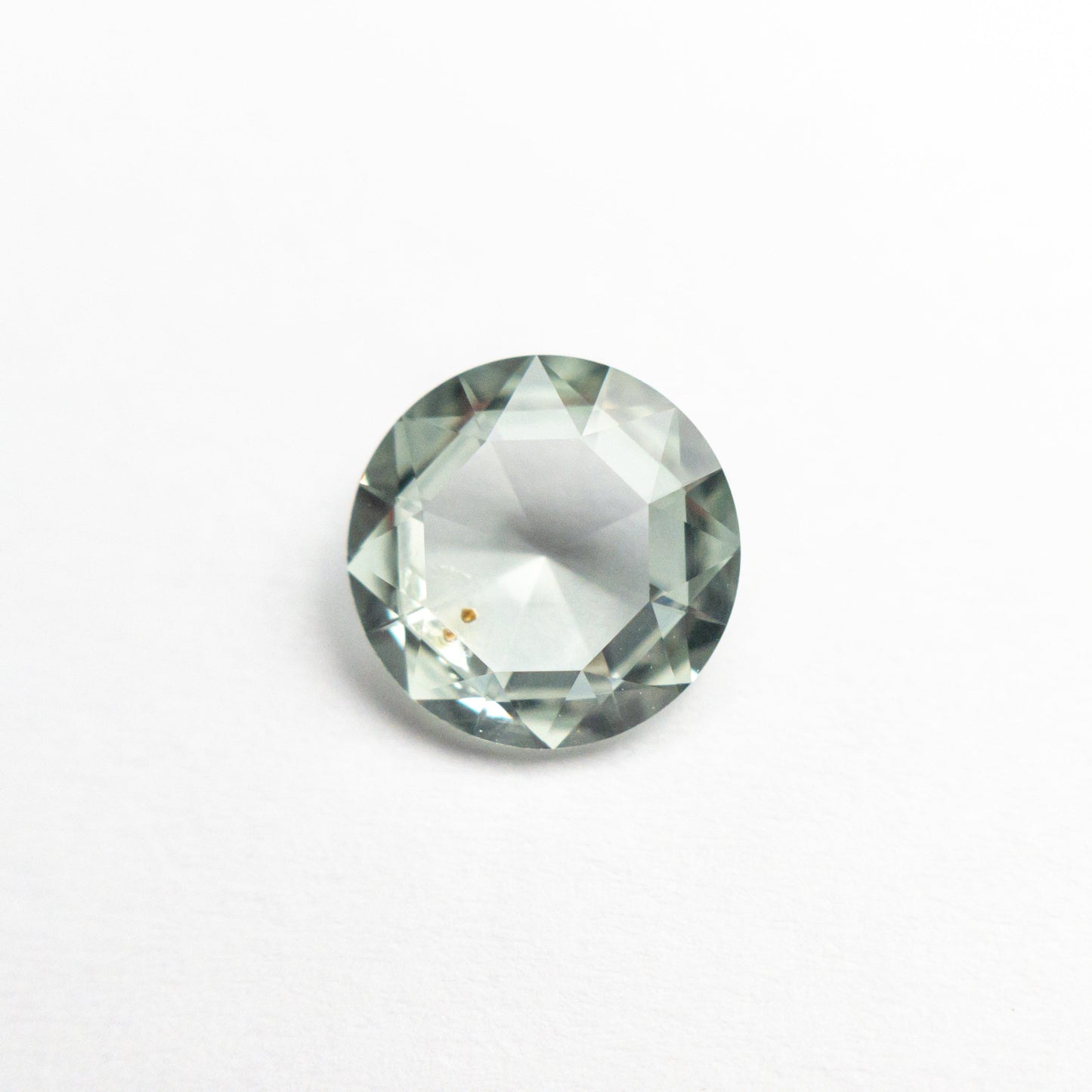 1.06ct 6.77x6.76x2.87mm ラウンドダブルカットサファイア 24775-01