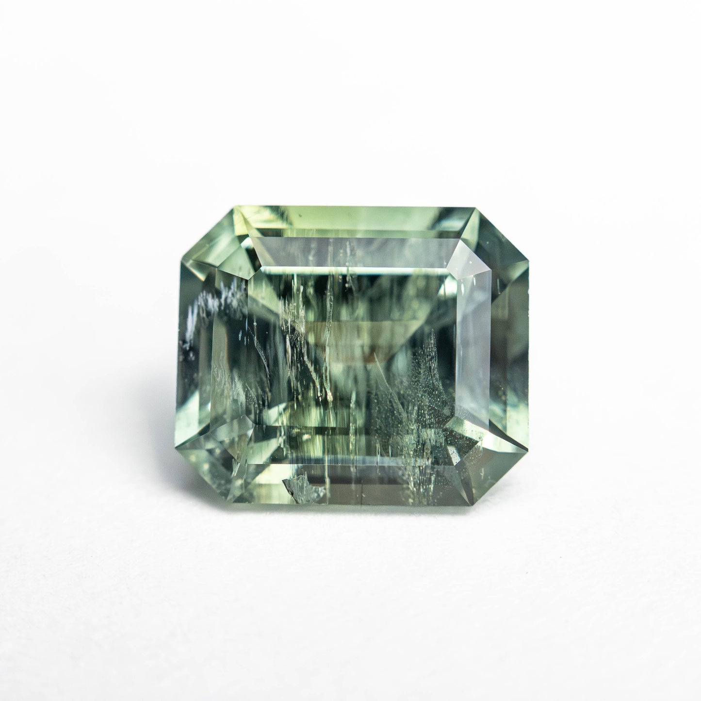 2.66ct 8.25x7.05x4.90mm カットコーナー レクタングル ステップカット サファイア 24821-01