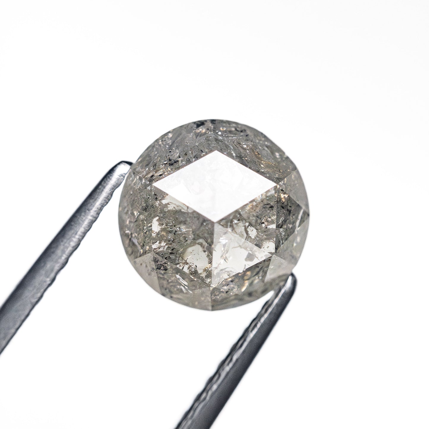 1.74カラット 7.57x7.53x3.48mm ラウンド ローズカット 25453-27