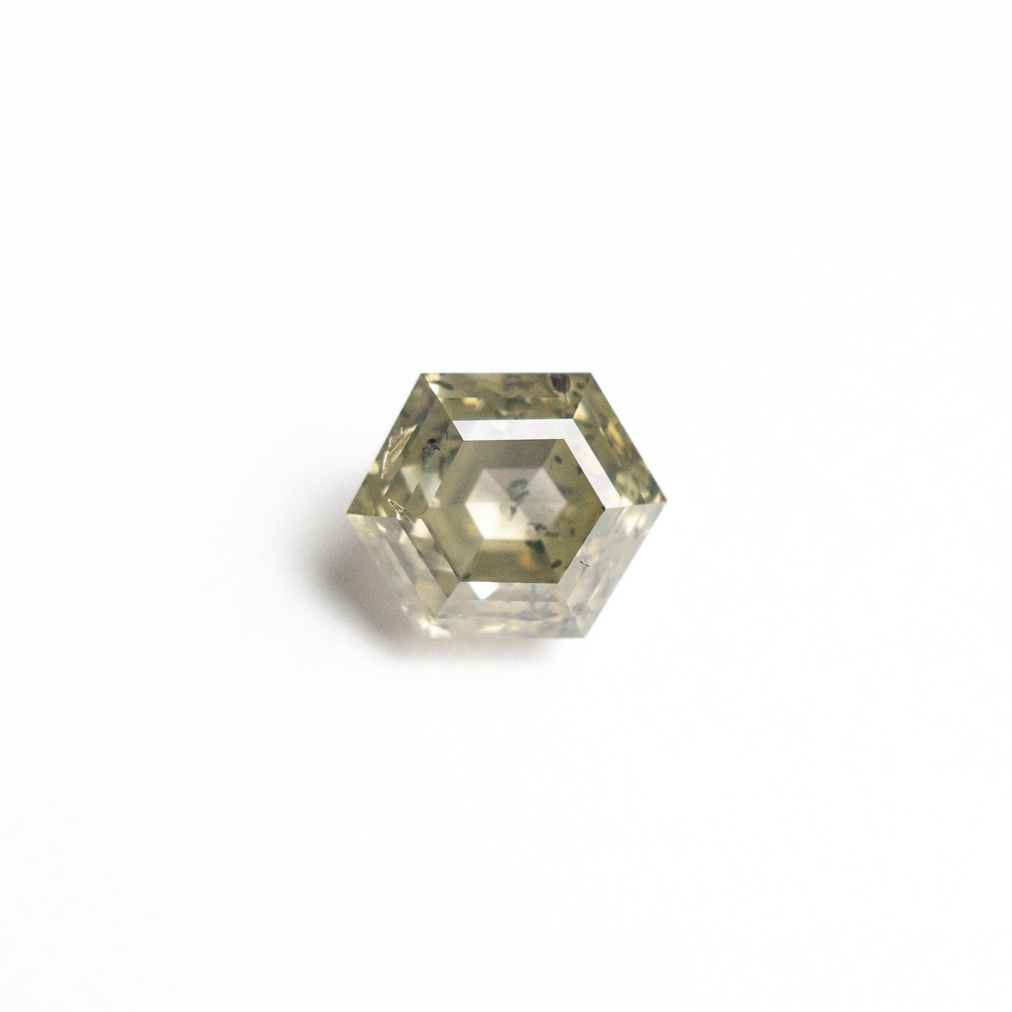 1.07ct 6.36x5.29x3.98mm ヘキサゴンステップカット 25455-11