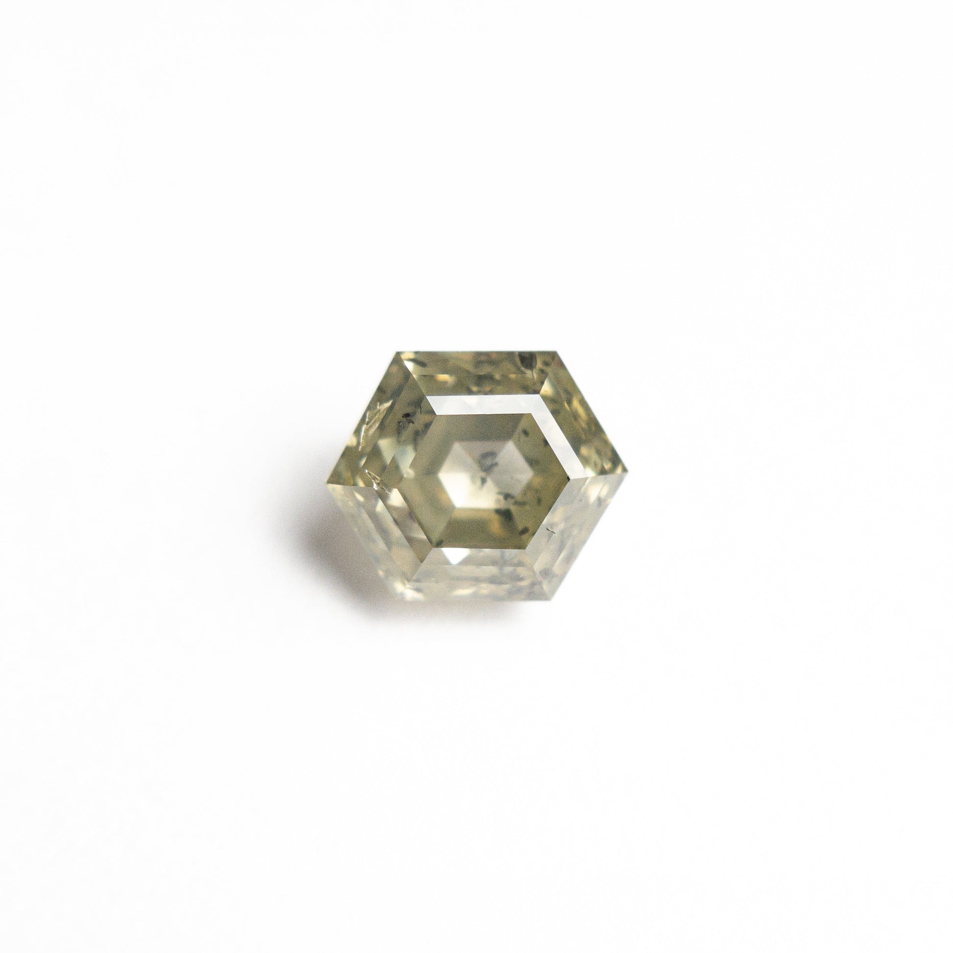 1.07ct 6.36x5.29x3.98mm ヘキサゴンステップカット 25455-11
