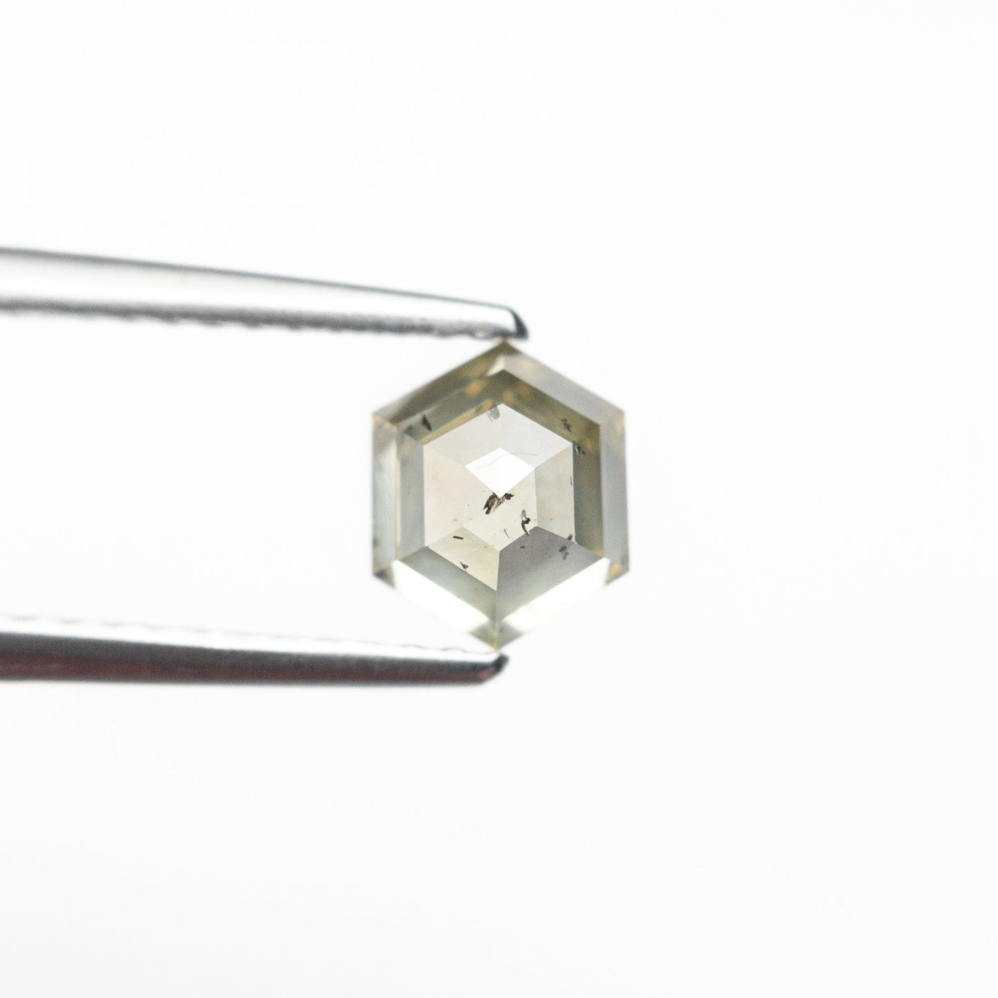 1.07ct 6.36x5.29x3.98mm ヘキサゴンステップカット 25455-11