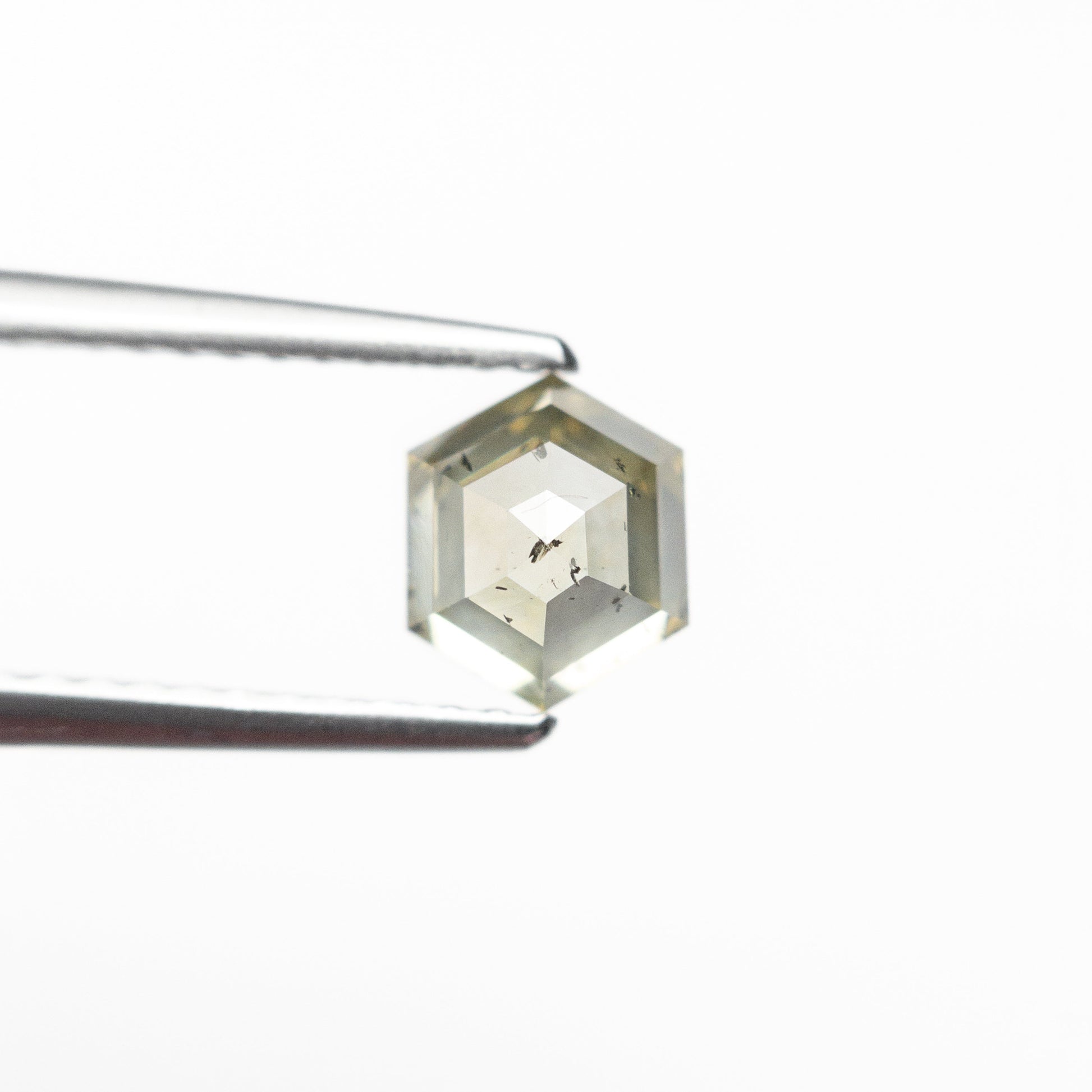 1.07ct 6.36x5.29x3.98mm ヘキサゴンステップカット 25455-11