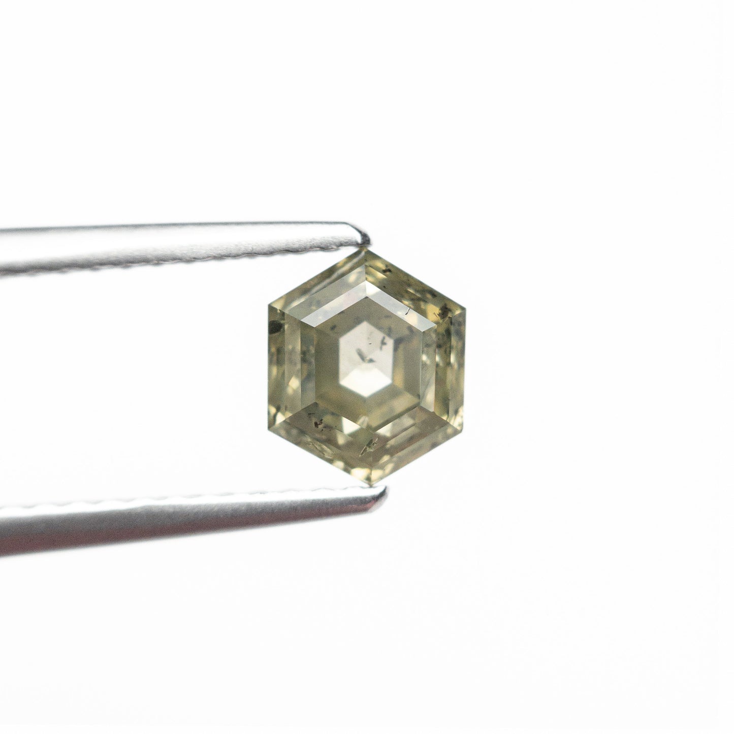 1.07ct 6.36x5.29x3.98mm ヘキサゴンステップカット 25455-11