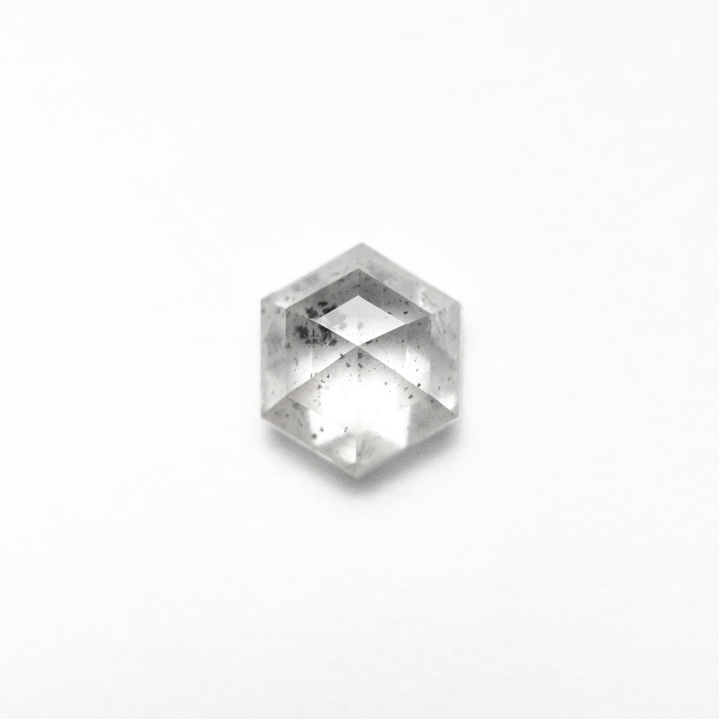 0.93カラット 6.43x5.53x3.14mm ヘキサゴン ローズカット 25457-29