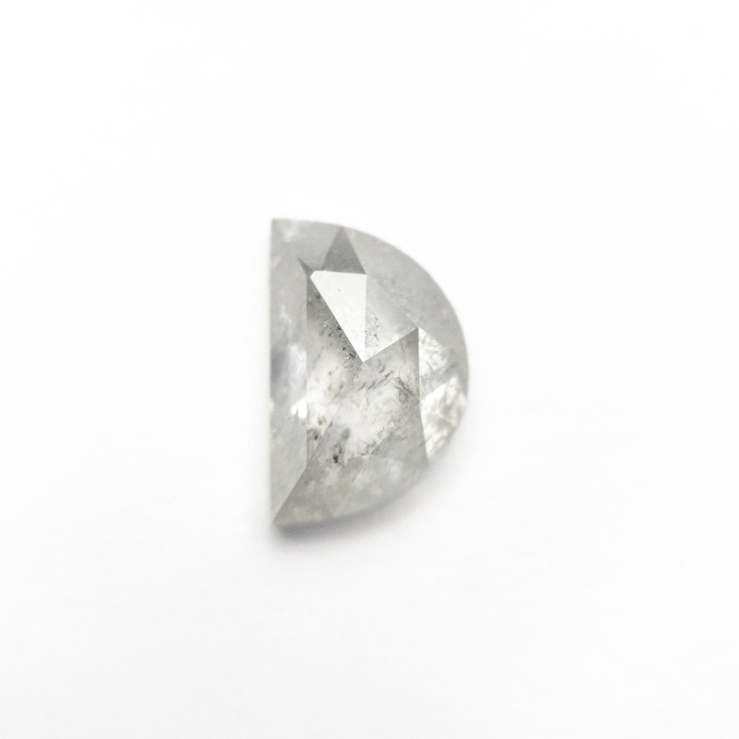 1.38ct 8.29x5.42x3.49mm ハーフムーン ローズカット 25458-01
