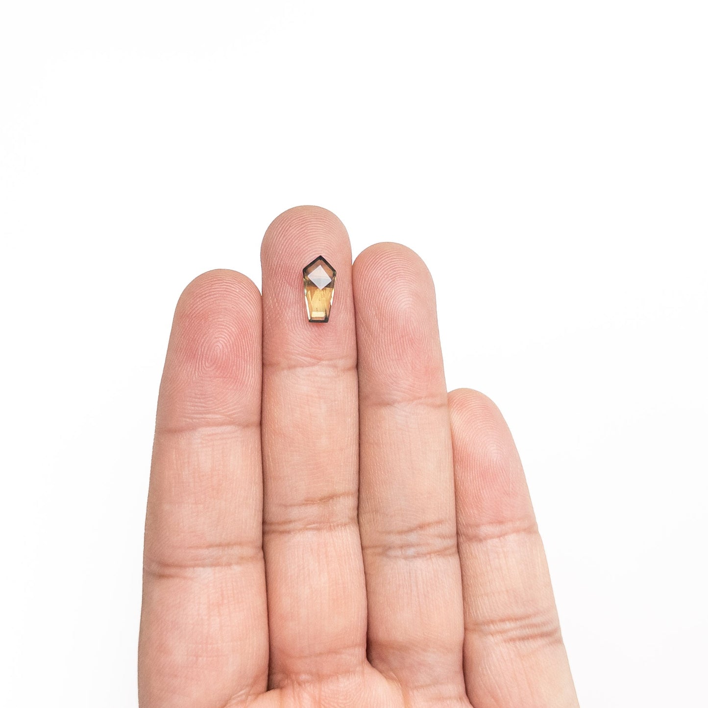 1.20カラット 10.68x5.41x2.28mm シールド ローズカット サファイア 26327-23