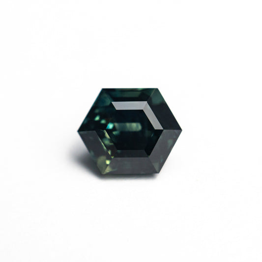2.00カラット 7.75x6.32x5.11mm ヘキサゴンステップカットサファイア 26729-01