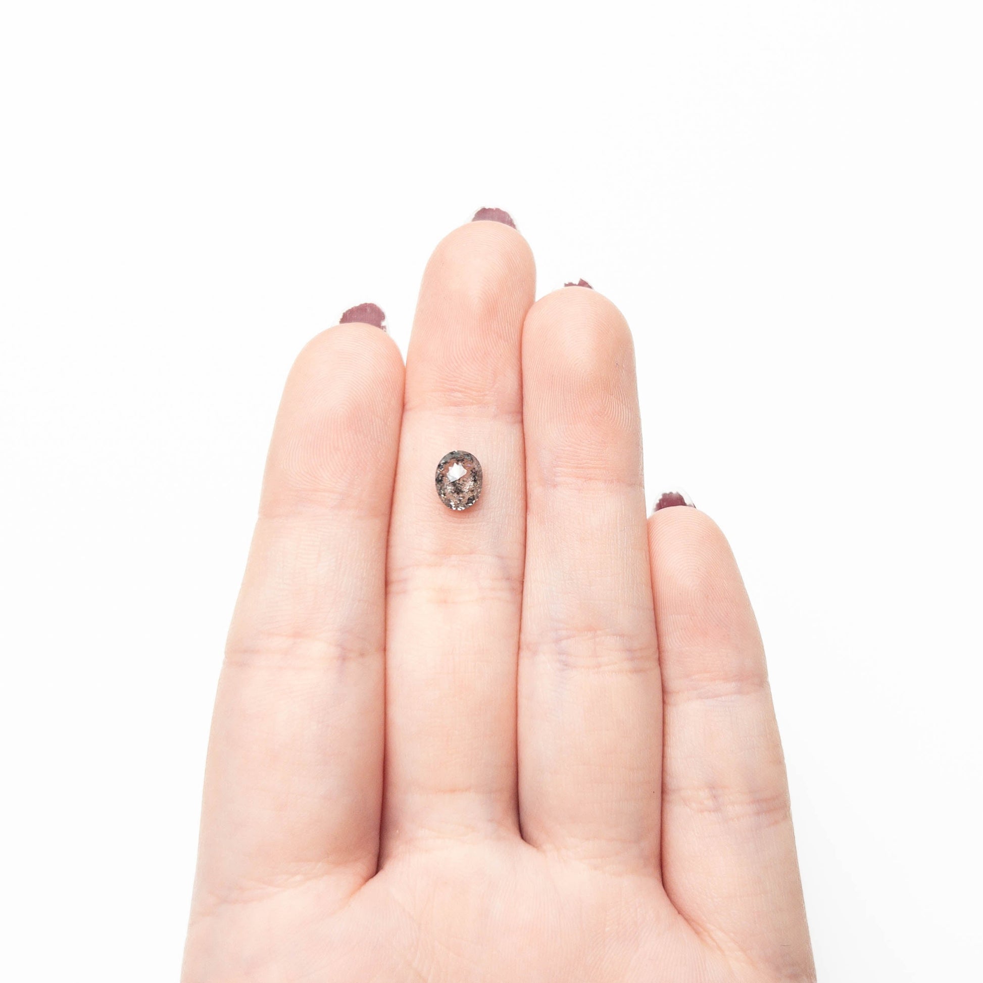 1.23カラット 7.24x5.75x3.41mm オーバル ダブルカット 26784-11