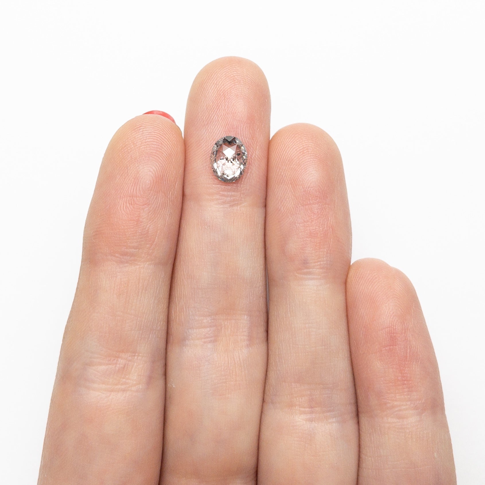 0.93カラット 7.21x5.77x2.65mm オーバル ローズカット 🇨🇦 26946-01