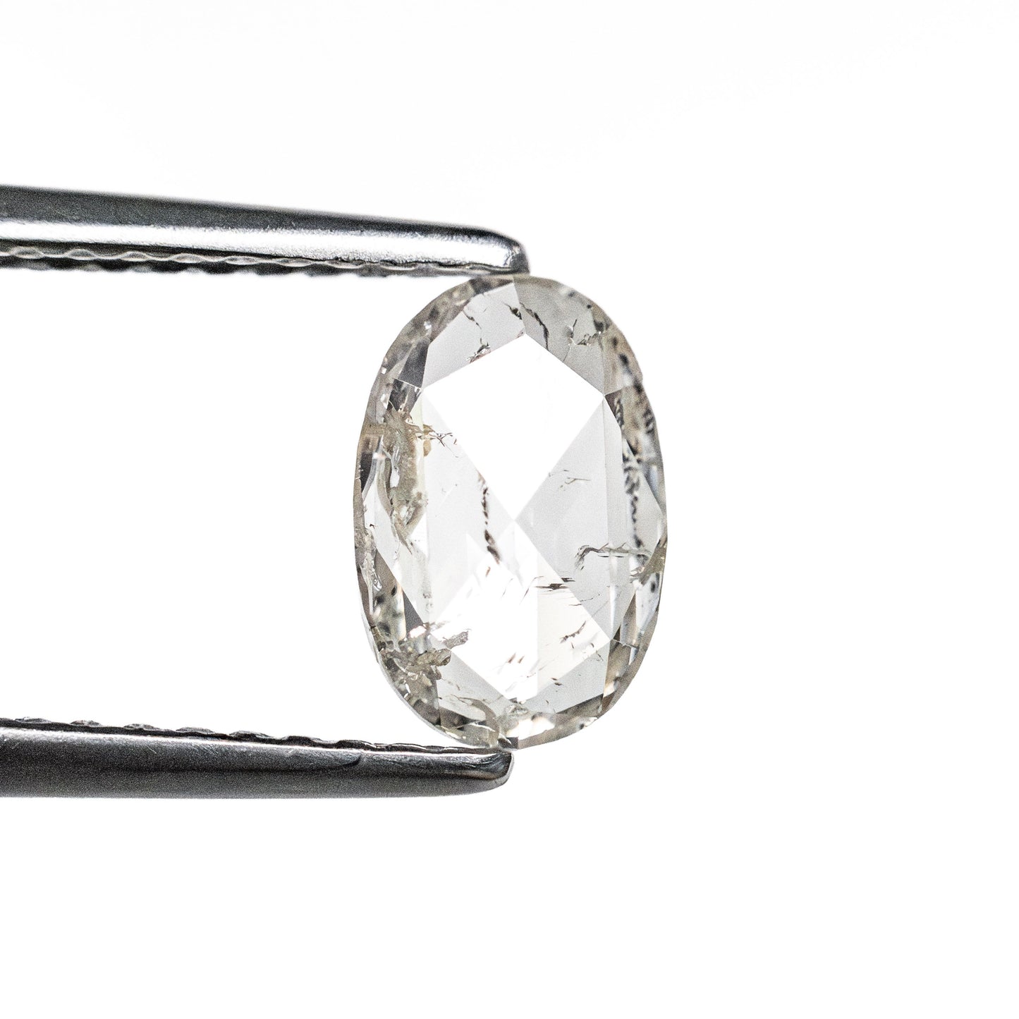0.86カラット 7.87x5.21x2.19mm I2 M オーバル ローズカット 27066-05