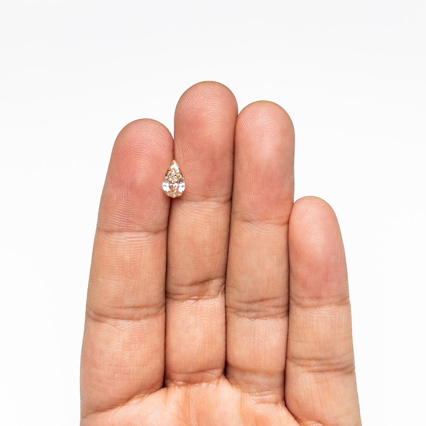 1.00ct 8.87x5.27x3.28mm VS2 C3 Geo Pear Step Cut 27082-04