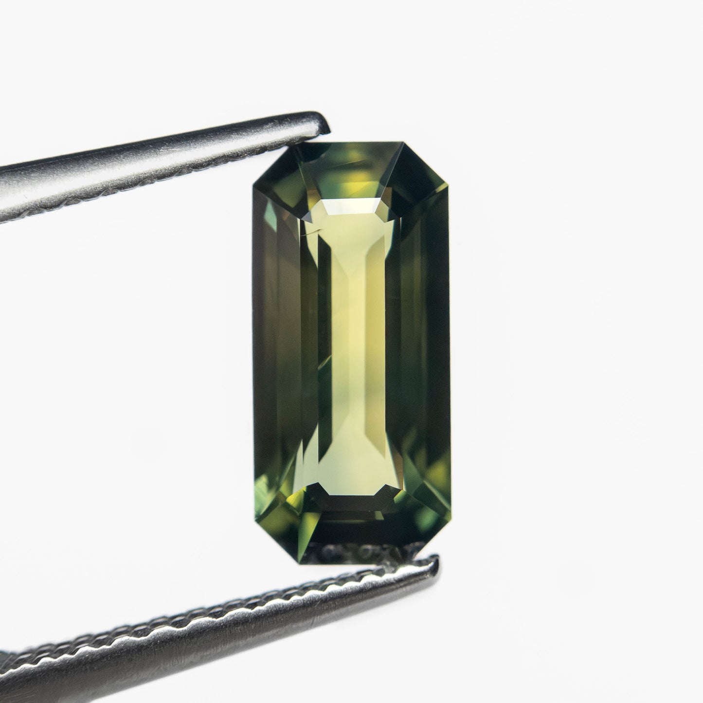 1.10ct 9.42x4.42x2.71mm コーナーカット レクタングル ステップカット サファイア 27329-01