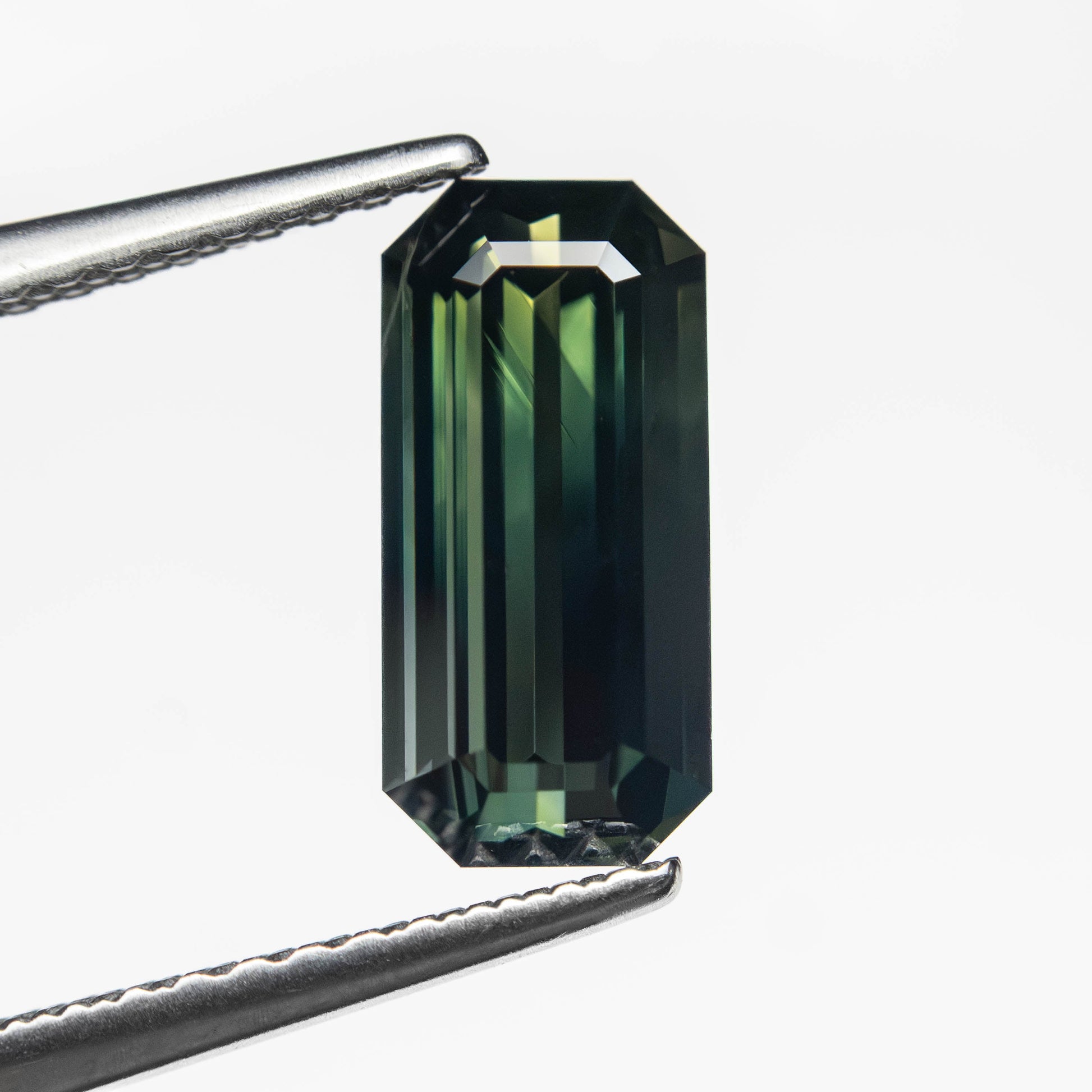 2.00ct 10.16x4.84x3.74mm コーナーカット レクタングル ステップカット サファイア 27331-05