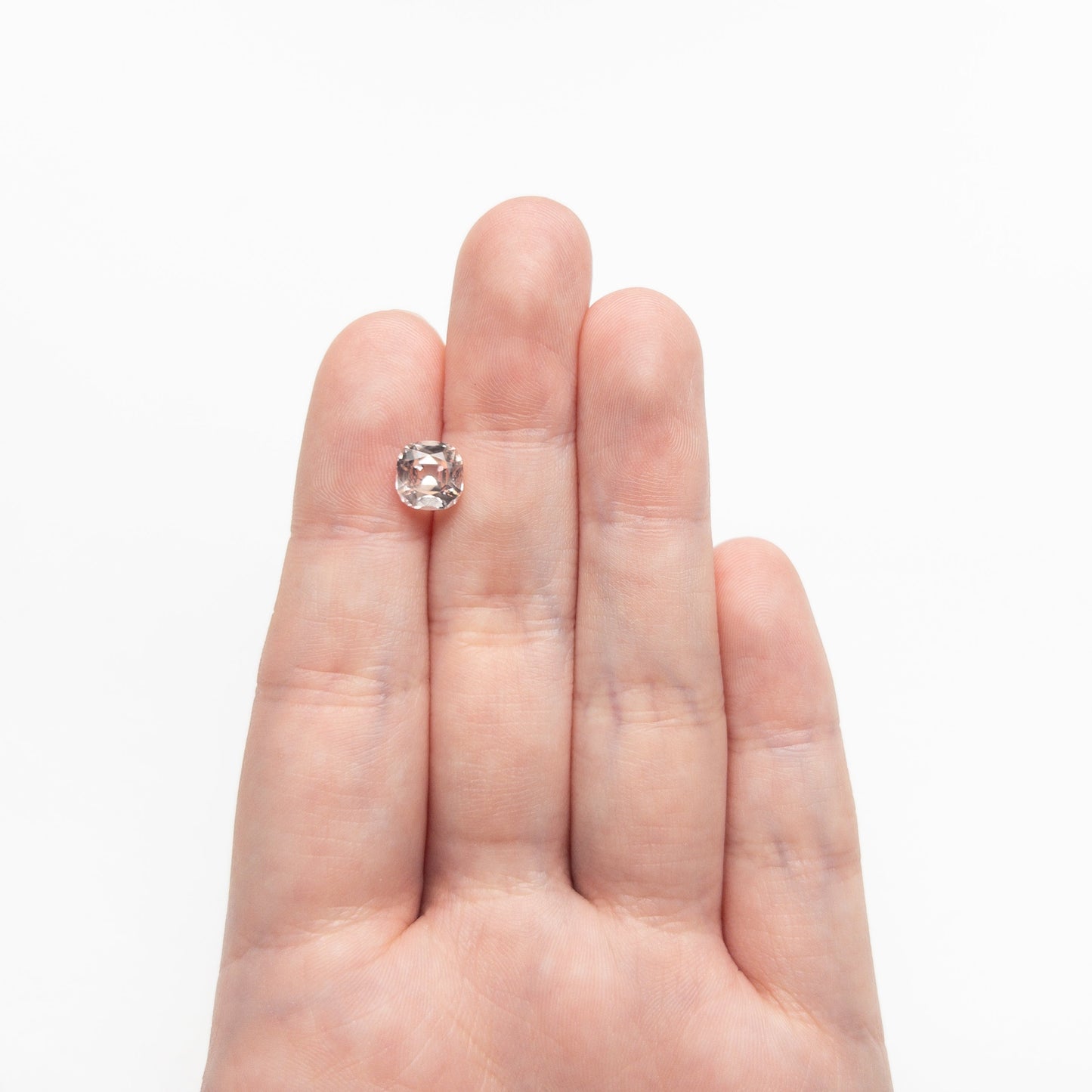 2.36ct 7.51x7.13x4.85mm GIA パパラチャ クッション ブリリアント サファイア 27417-01